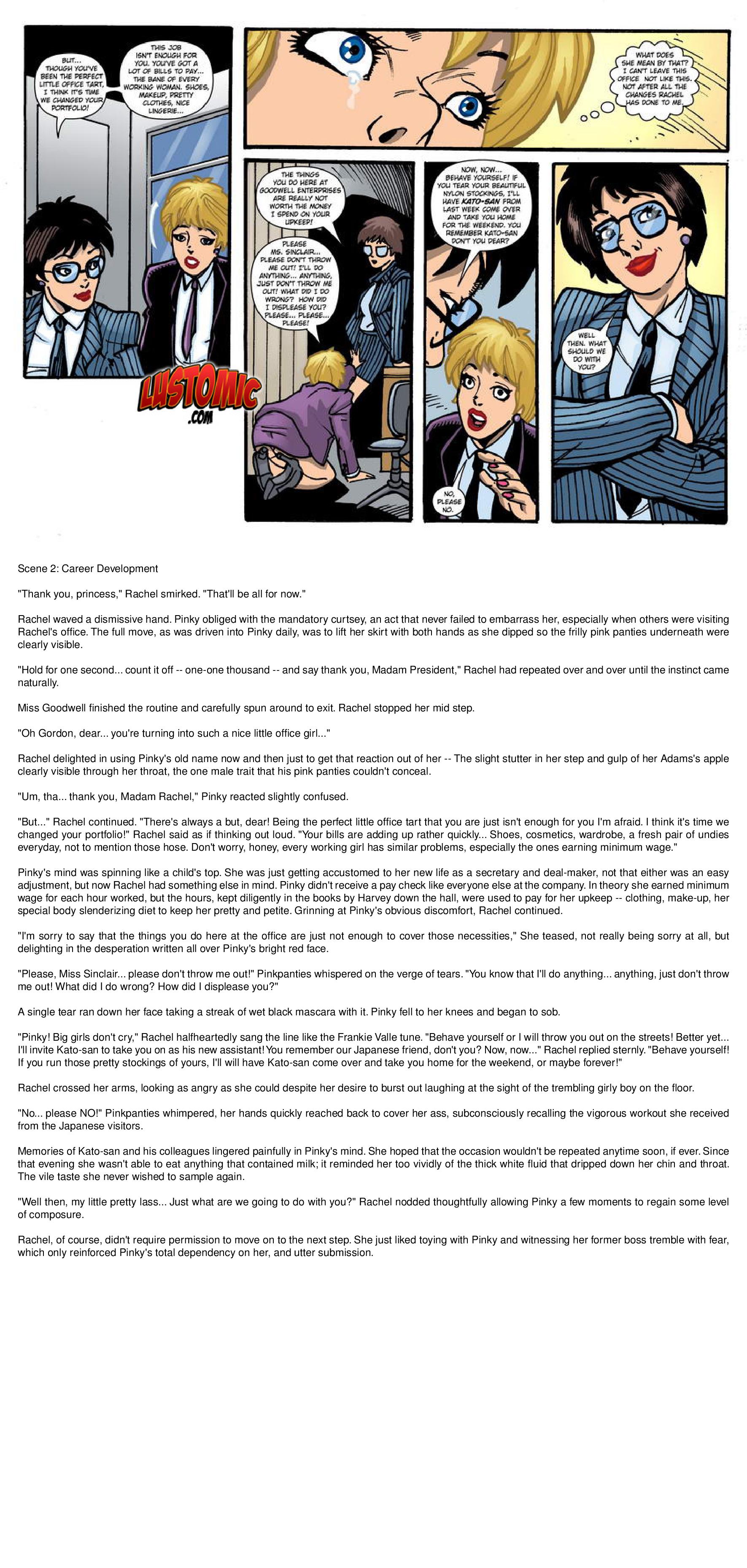 B2B: Boss To Bimbo [Lustomic] 3 . B2B: Boss To Bimbo - Made To Sissy Maid - Chapter 3 - Text [Lustomic] – page 2
