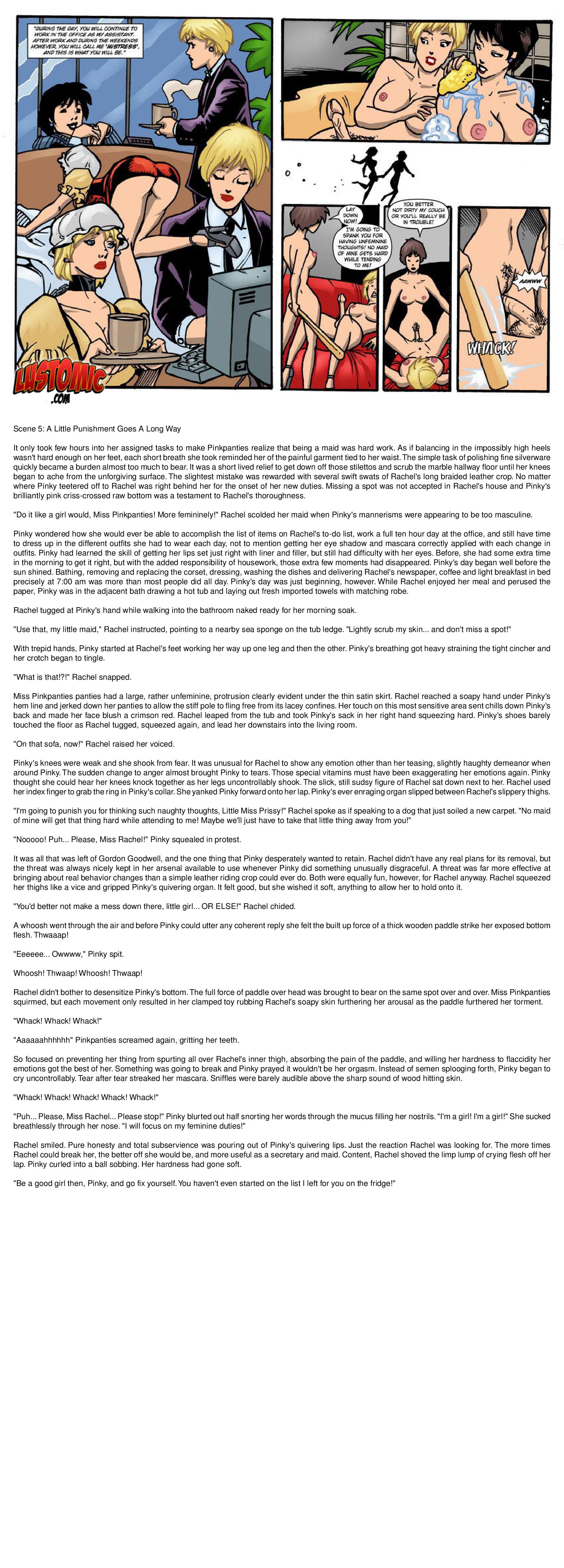 B2B: Boss To Bimbo [Lustomic] 3 . B2B: Boss To Bimbo - Made To Sissy Maid - Chapter 3 - Text [Lustomic] – page 5