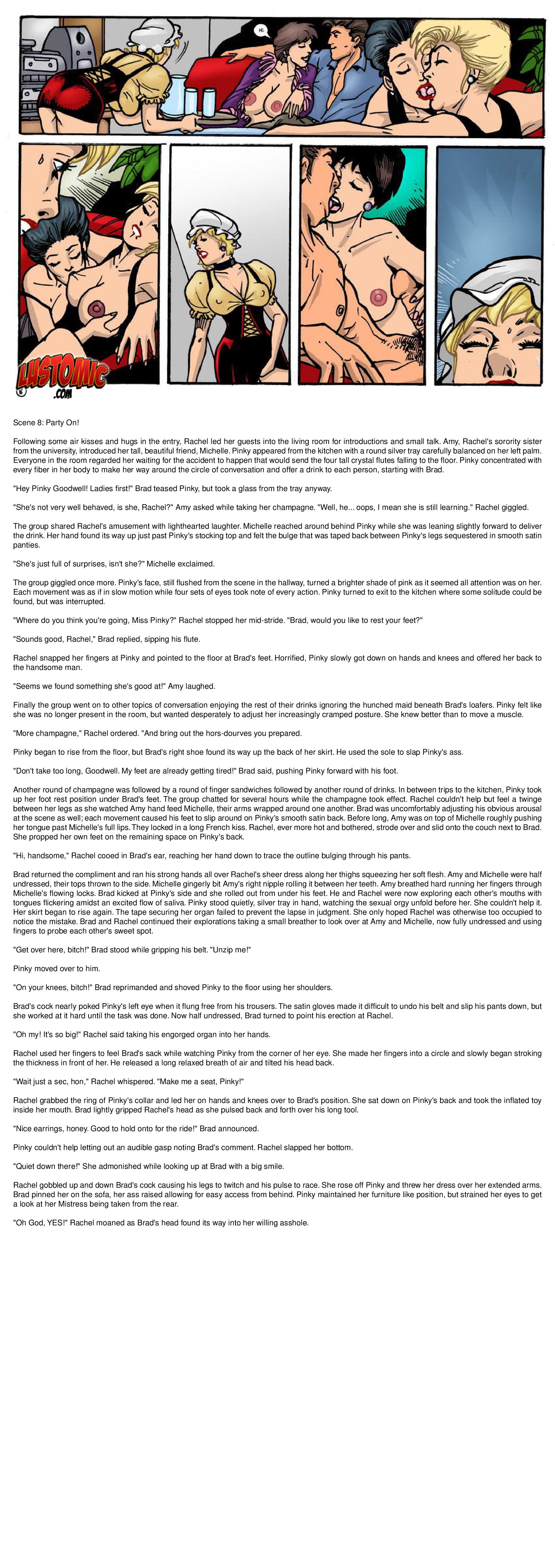 B2B: Boss To Bimbo [Lustomic] 3 . B2B: Boss To Bimbo - Made To Sissy Maid - Chapter 3 - Text [Lustomic] – page 8