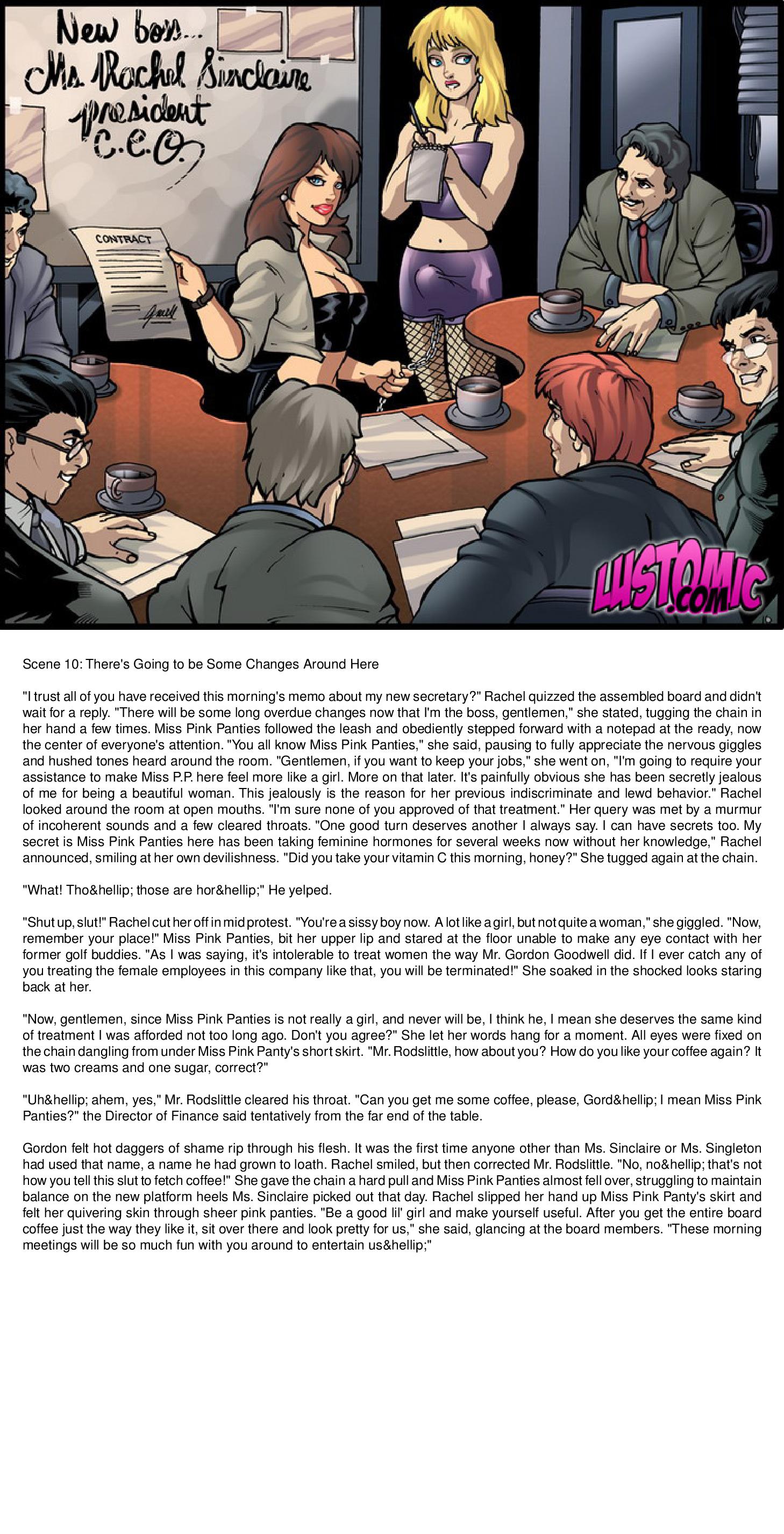B2B: Boss To Bimbo [Lustomic] 1 . B2B: Boss To Bimbo - Chapter 1 - Text [Lustomic] – page 10