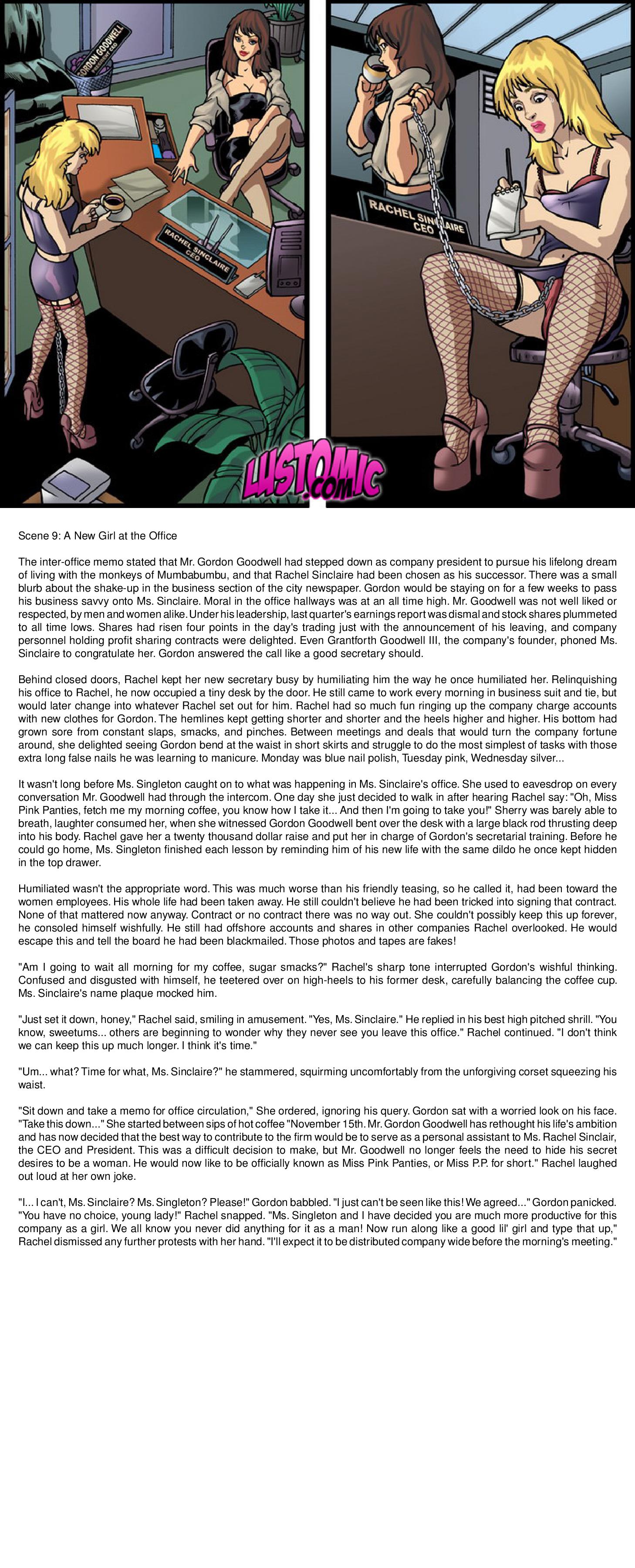 B2B: Boss To Bimbo [Lustomic] 1 . B2B: Boss To Bimbo - Chapter 1 - Text [Lustomic] – page 9