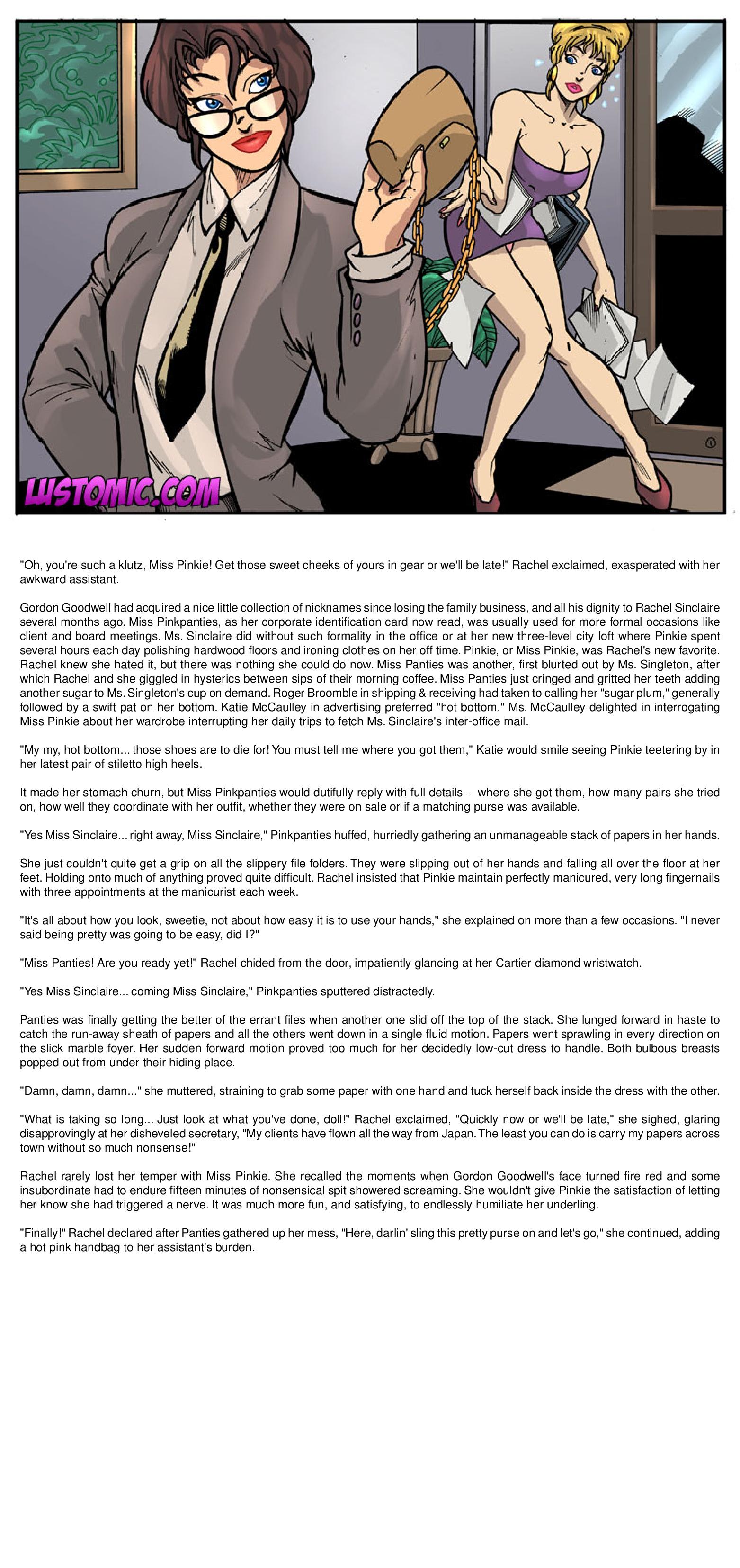 B2B: Boss To Bimbo [Lustomic] 2 . B2B: Boss To Bimbo - A Deal Maker - Chapter 2 - Text [Lustomic] – page 1