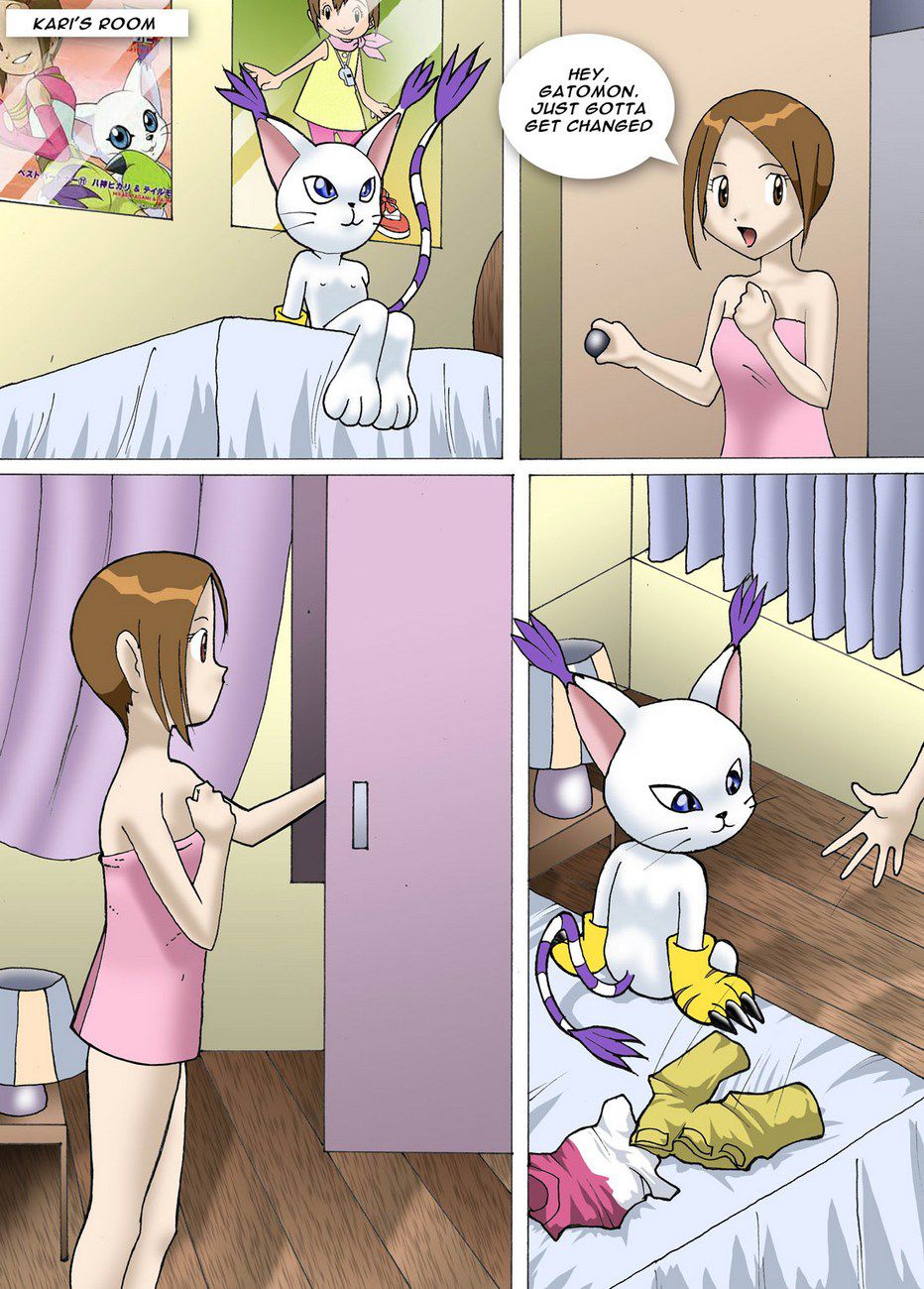 Gatomon’s Playtime (Digimon) [PalComix] 1 . Gatomon's Playtime - Chapter 1 (Digimon) [PalComix] – page 2