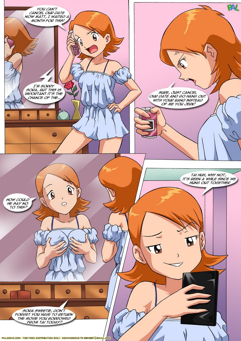 Movie Night At Tai’s (Digimon) [PalComix] 1 . Movie Night At Tai's  - Chapter 1 (Digimon) [PalComix] – page 2