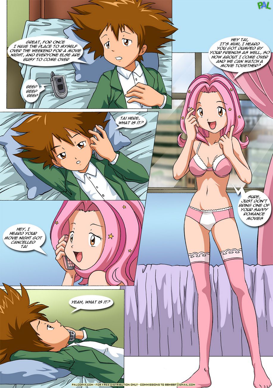 Movie Night At Tai’s (Digimon) [PalComix] 1 . Movie Night At Tai's  - Chapter 1 (Digimon) [PalComix] – page 3