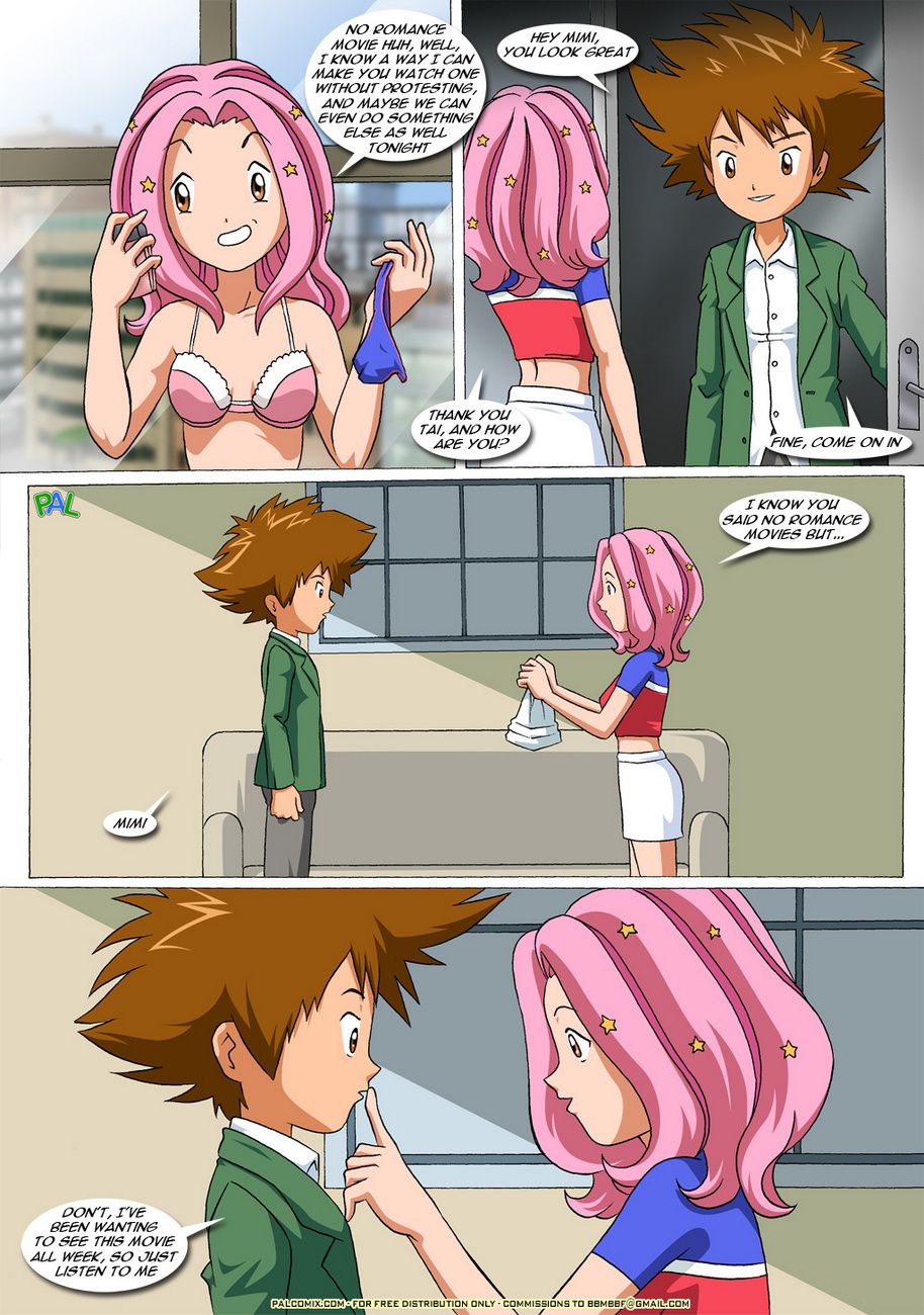Movie Night At Tai’s (Digimon) [PalComix] 1 . Movie Night At Tai's  - Chapter 1 (Digimon) [PalComix] – page 4