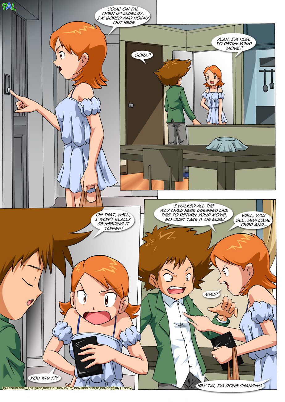 Movie Night At Tai’s (Digimon) [PalComix] 1 . Movie Night At Tai's  - Chapter 1 (Digimon) [PalComix] – page 6