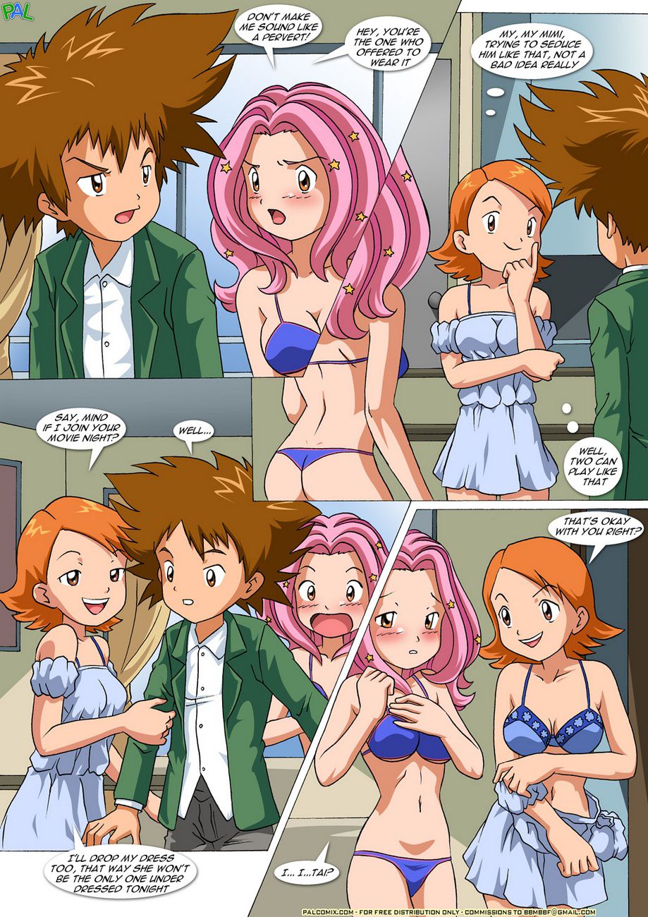 Movie Night At Tai’s (Digimon) [PalComix] 1 . Movie Night At Tai's  - Chapter 1 (Digimon) [PalComix] – page 8