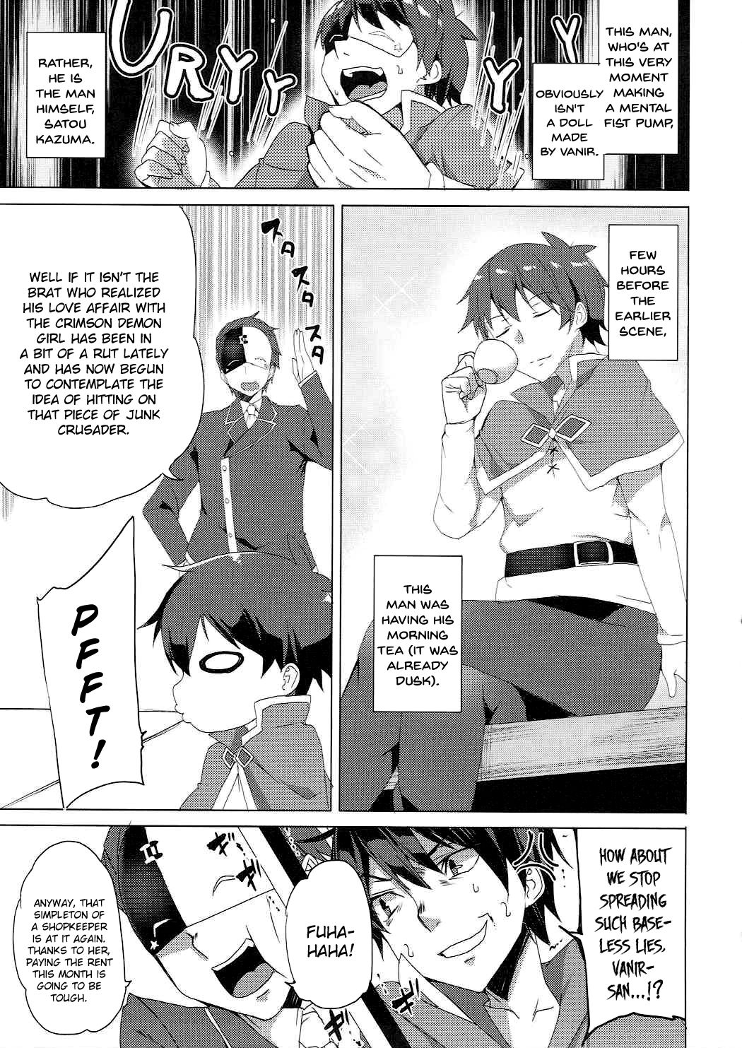 Threesome With These Wonderful Crimson Demon Girls! (Kono Subarashii Sekai ni Shukufuku wo!) [Tanaka Decilitre] 1 . Threesome With These Wonderful Crimson Demon Girls!  - Chapter 1 (Kono Subarashii Sekai ni Shukufuku wo!) [Tanaka Decilitre] – page 12