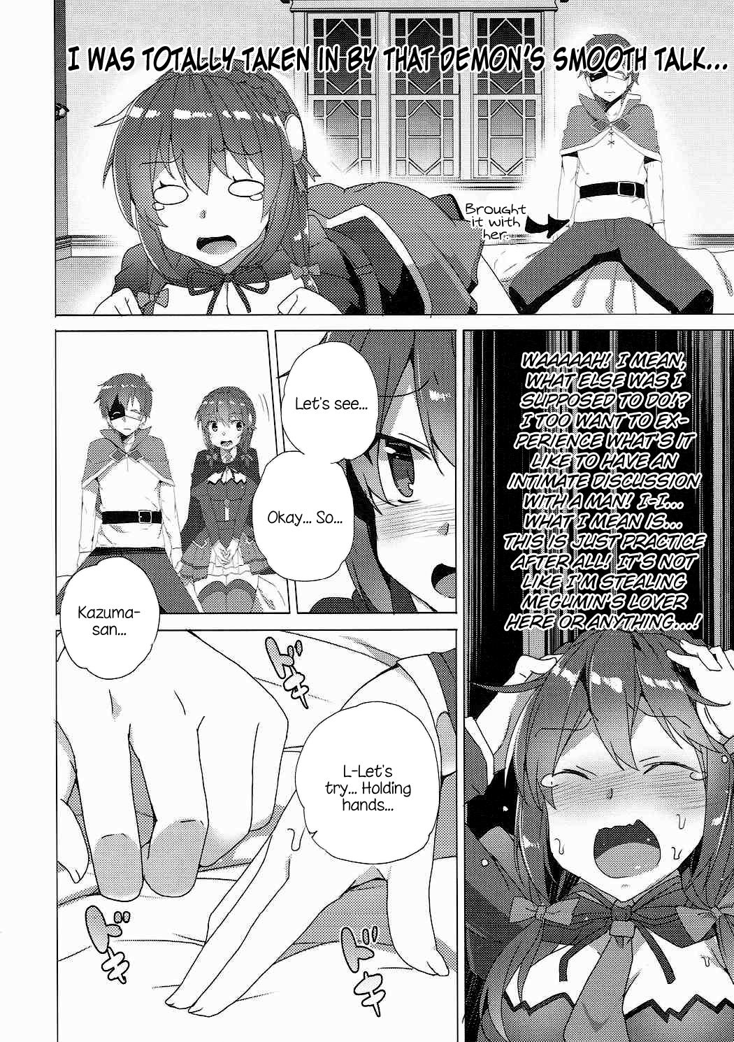 Threesome With These Wonderful Crimson Demon Girls! (Kono Subarashii Sekai ni Shukufuku wo!) [Tanaka Decilitre] 1 . Threesome With These Wonderful Crimson Demon Girls!  - Chapter 1 (Kono Subarashii Sekai ni Shukufuku wo!) [Tanaka Decilitre] – page 9