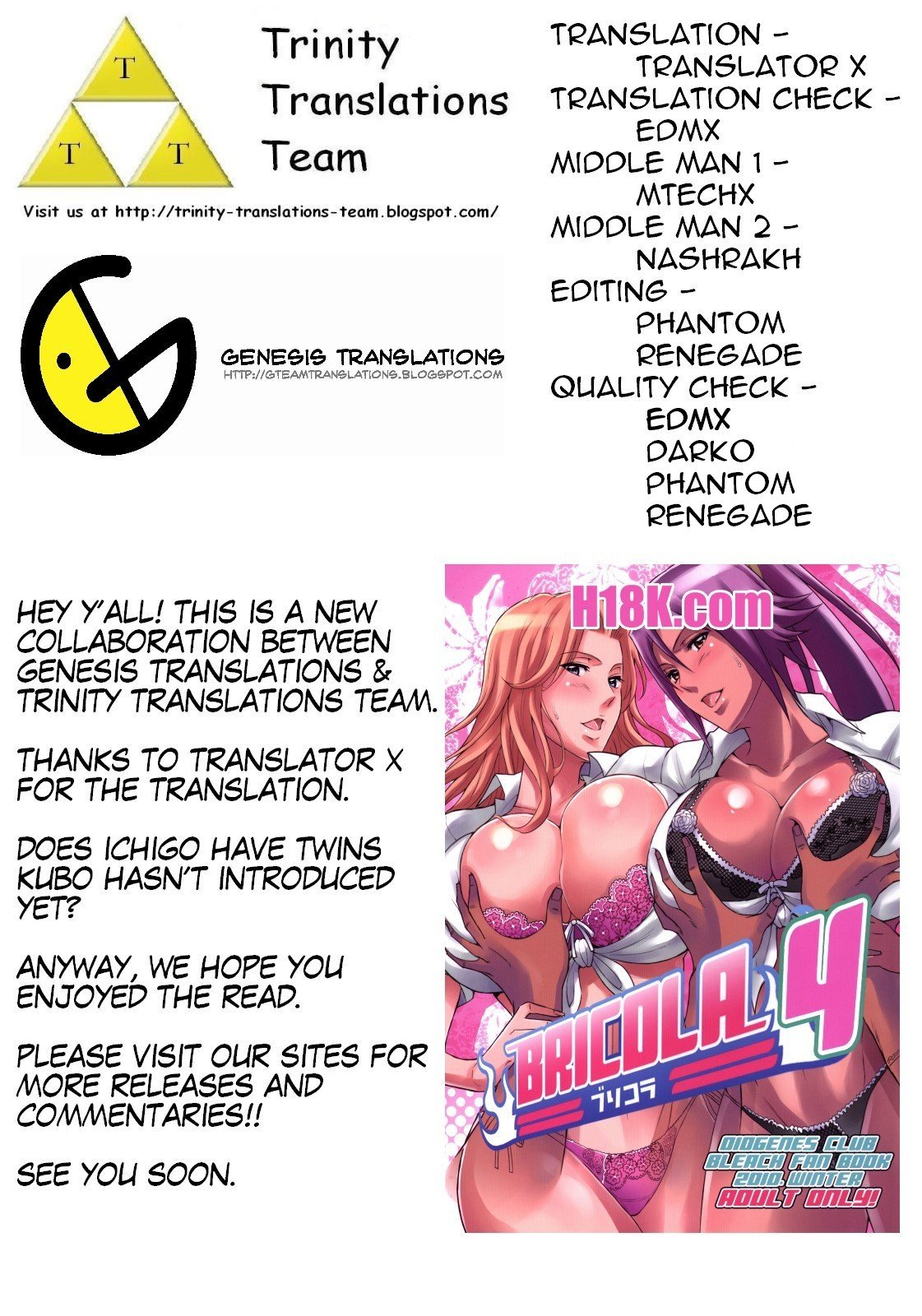 BRICOLA (Bleach) [Haikawa Hemlen] 4 . BRICOLA - Chapter 4 (Bleach) [Haikawa Hemlen] – page 29