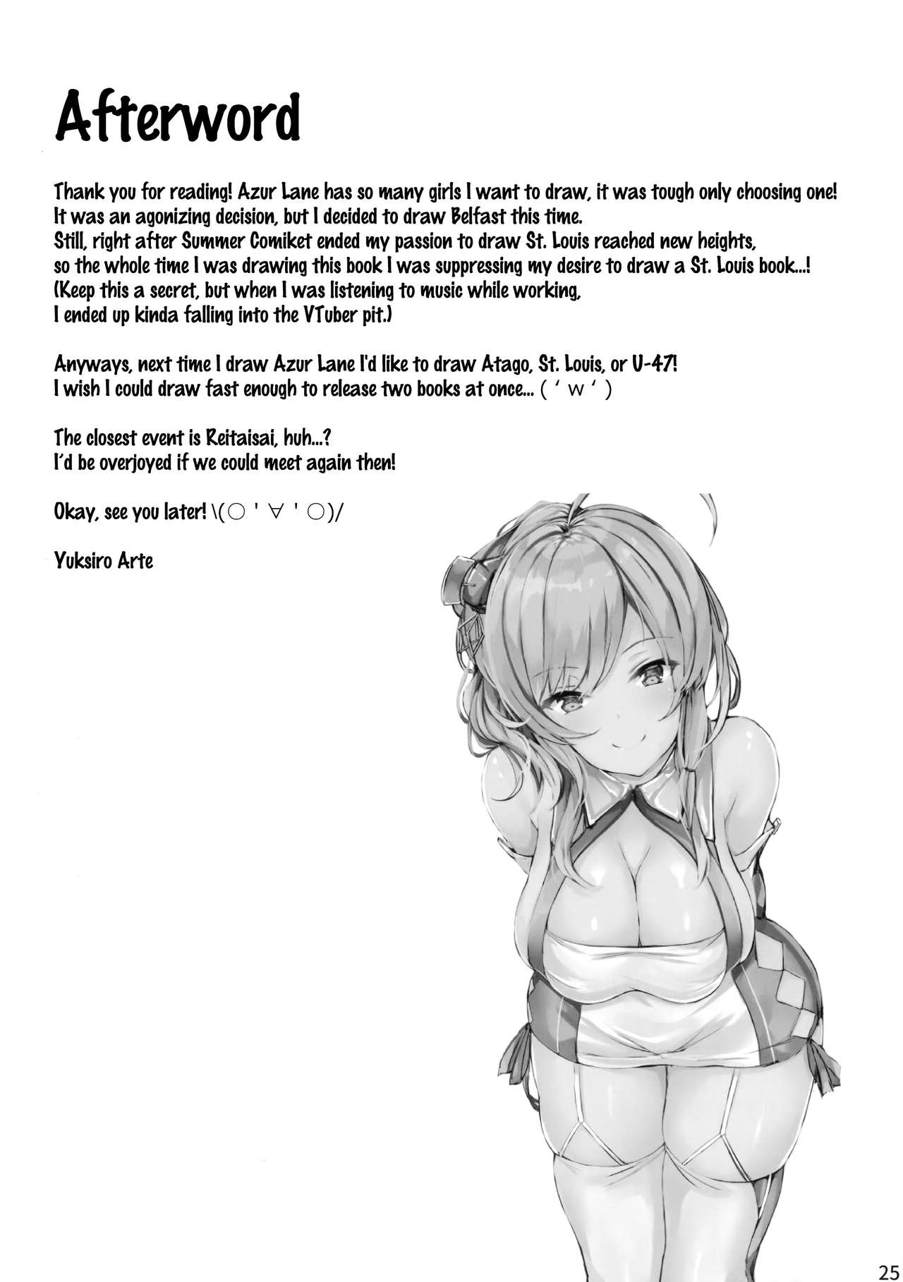 Learning Manners with Belfast! (Azur Lane) [Yukisiro Arte] 1 . Learning Manners with Belfast! - Chapter 1 (Azur Lane) [Yukisiro Arte] – page 24