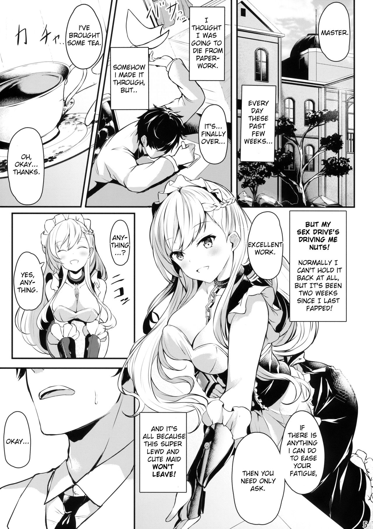 Learning Manners with Belfast! (Azur Lane) [Yukisiro Arte] 1 . Learning Manners with Belfast! - Chapter 1 (Azur Lane) [Yukisiro Arte] – page 4