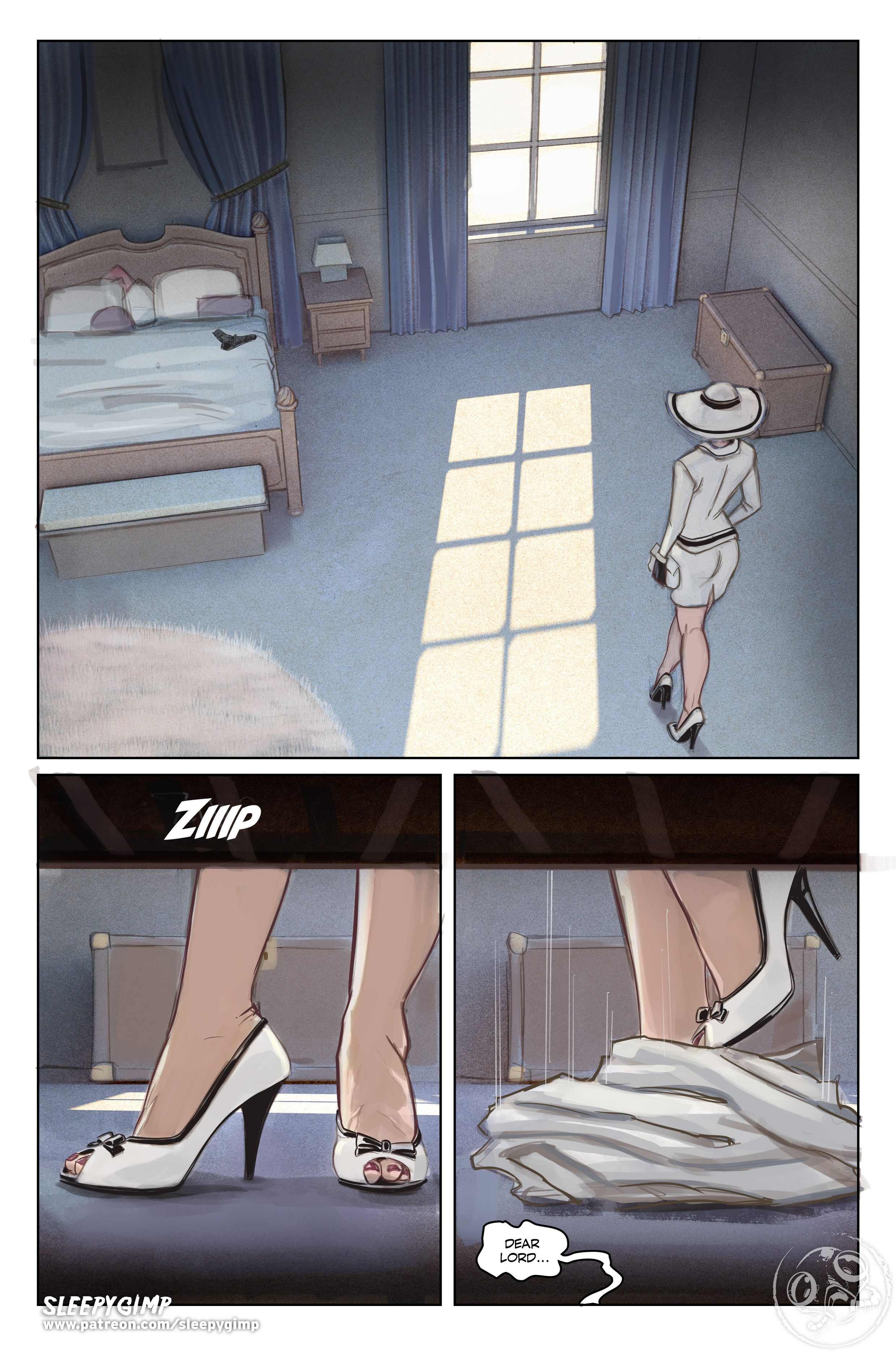 The Lady &amp; The Bellhop [Sleepy Gimp] 1.1 . The Lady & The Bellhop - Chapter 1 - Barefeet [Sleepy Gimp] – page 2