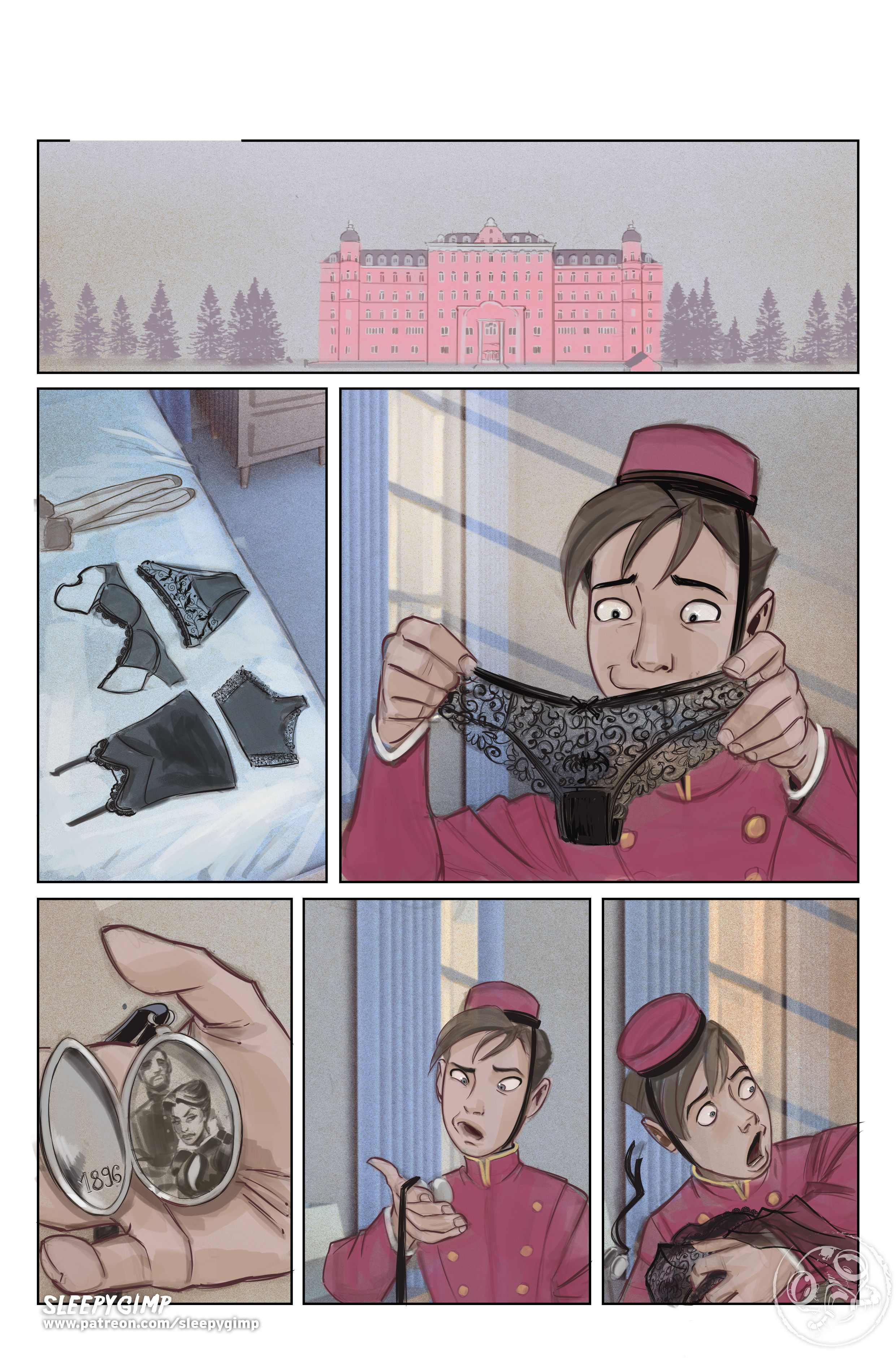 The Lady &amp; The Bellhop [Sleepy Gimp] 1.2 . The Lady & The Bellhop - Chapter 1 - Barefeet - No Text [Sleepy Gimp] – page 1
