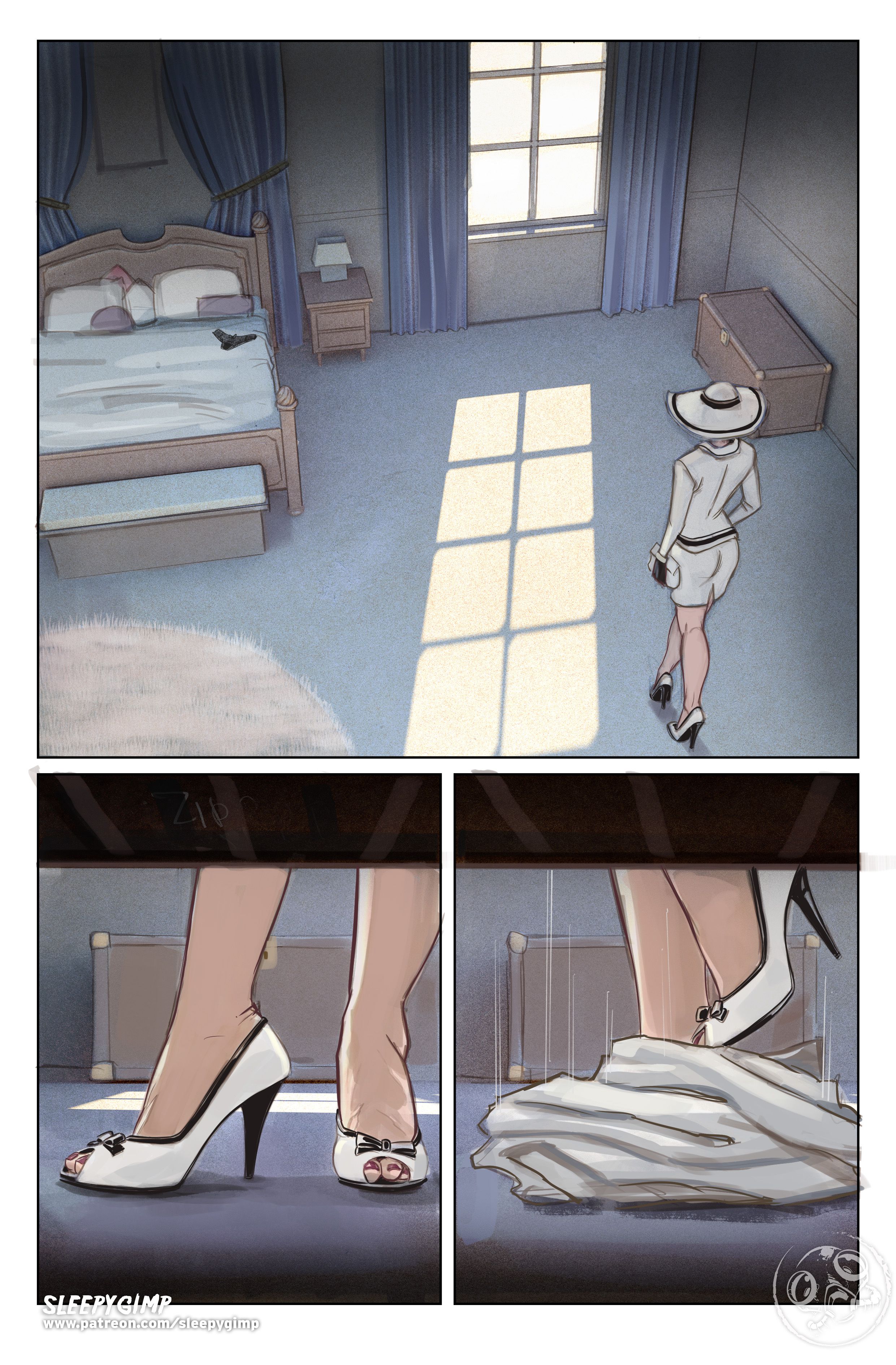 The Lady &amp; The Bellhop [Sleepy Gimp] 1.2 . The Lady & The Bellhop - Chapter 1 - Barefeet - No Text [Sleepy Gimp] – page 2