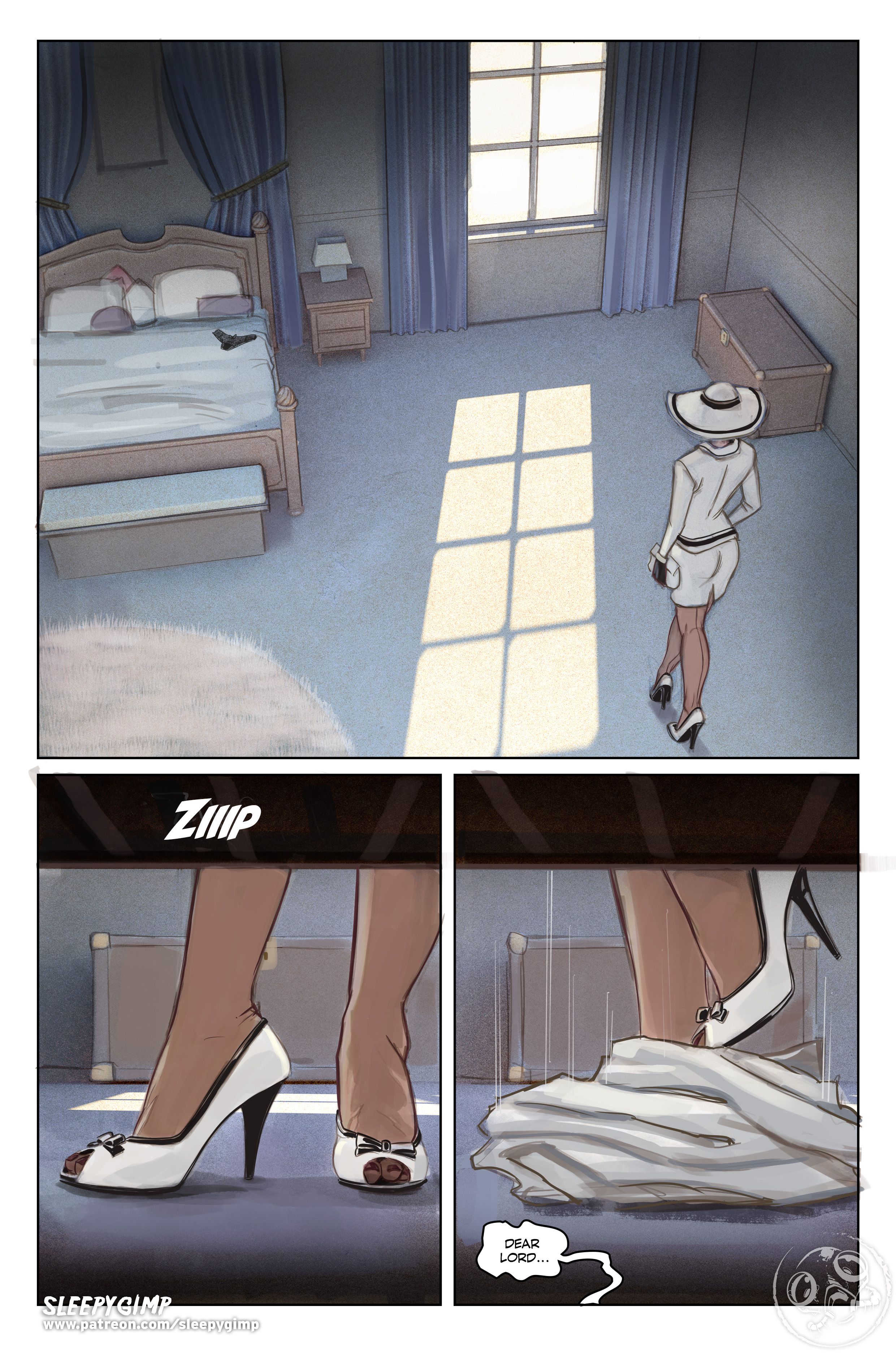 The Lady &amp; The Bellhop [Sleepy Gimp] 1.3 . The Lady & The Bellhop - Chapter 1 - Nylons [Sleepy Gimp] – page 2