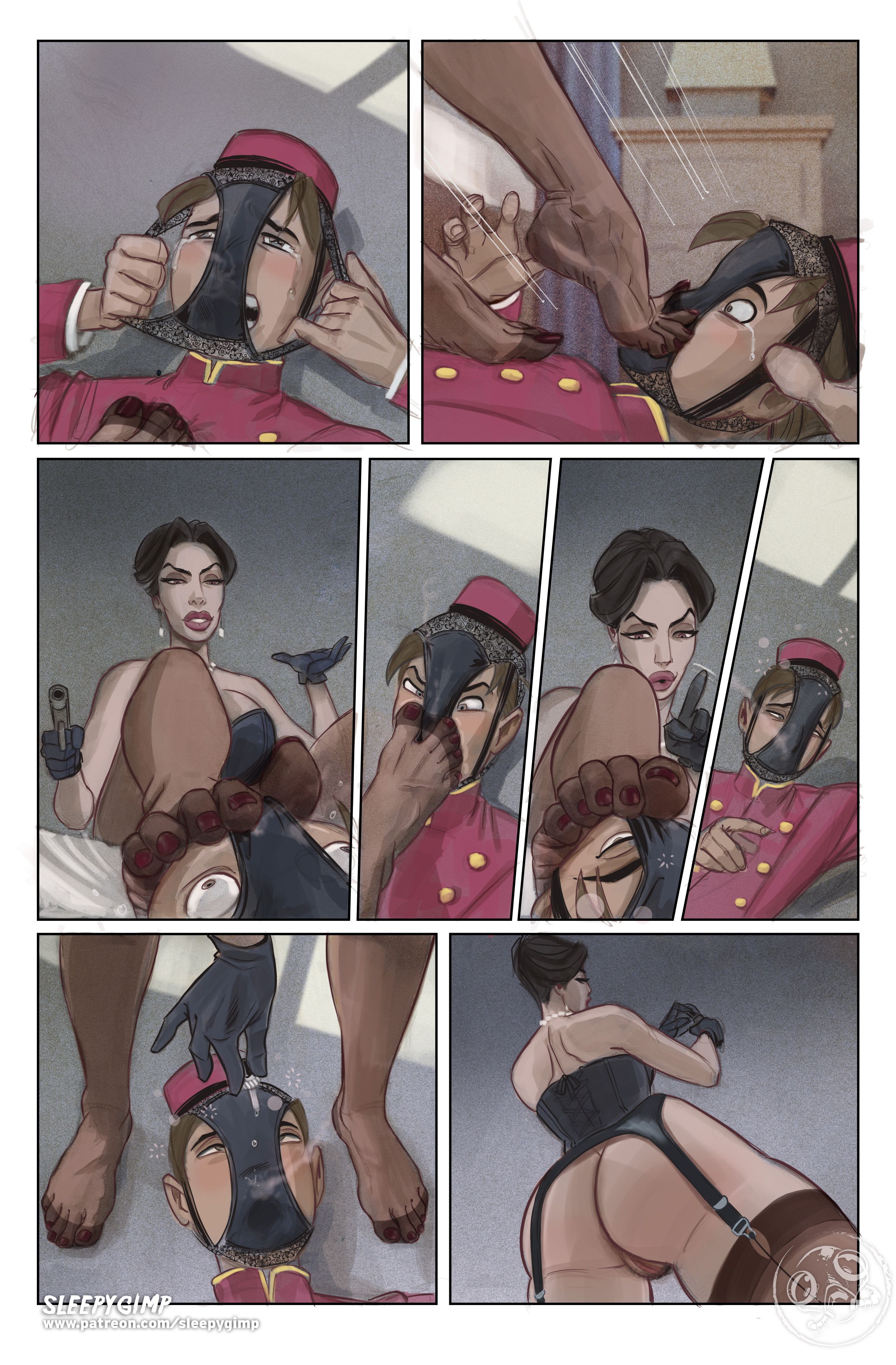 The Lady &amp; The Bellhop [Sleepy Gimp] 1.4 . The Lady & The Bellhop - Chapter 1 - Nylons - No Text [Sleepy Gimp] – page 5