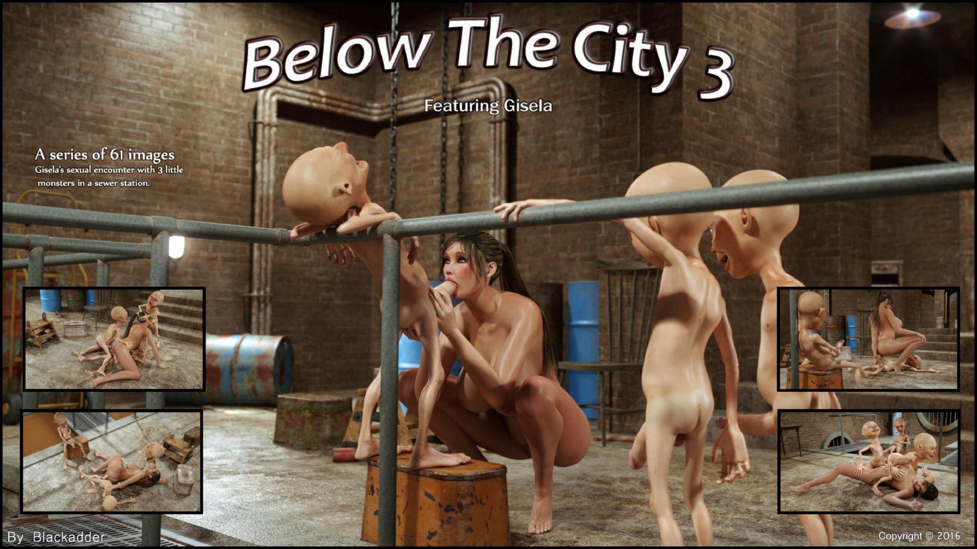 Below The City – Gisela, Skyla, Tia [Blackadder] 3 . Below The City - Gisela - Chapter 3 [Blackadder] – page 1