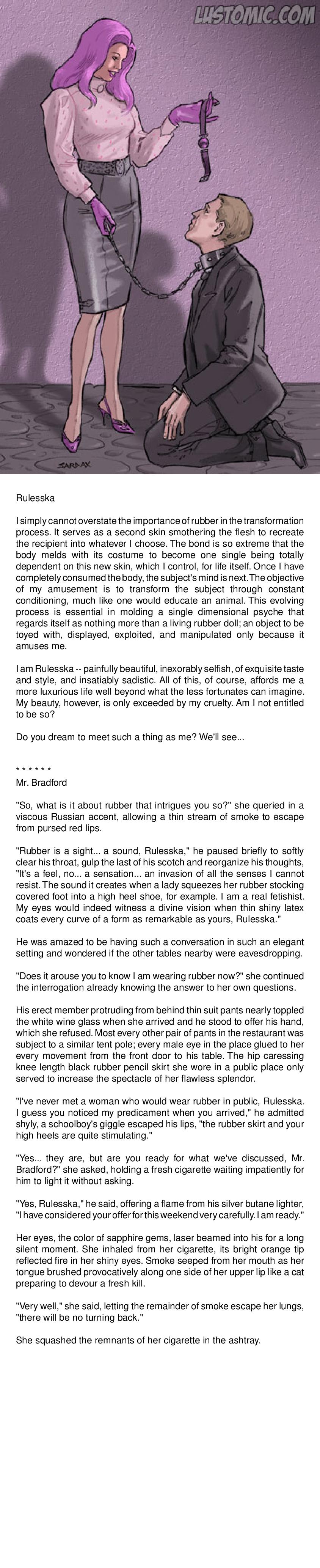 Rulesska’s Rubber Regulations [Lustomic] 1 . Rulesska's Rubber Regulations - Chapter 1 [Lustomic] – page 1