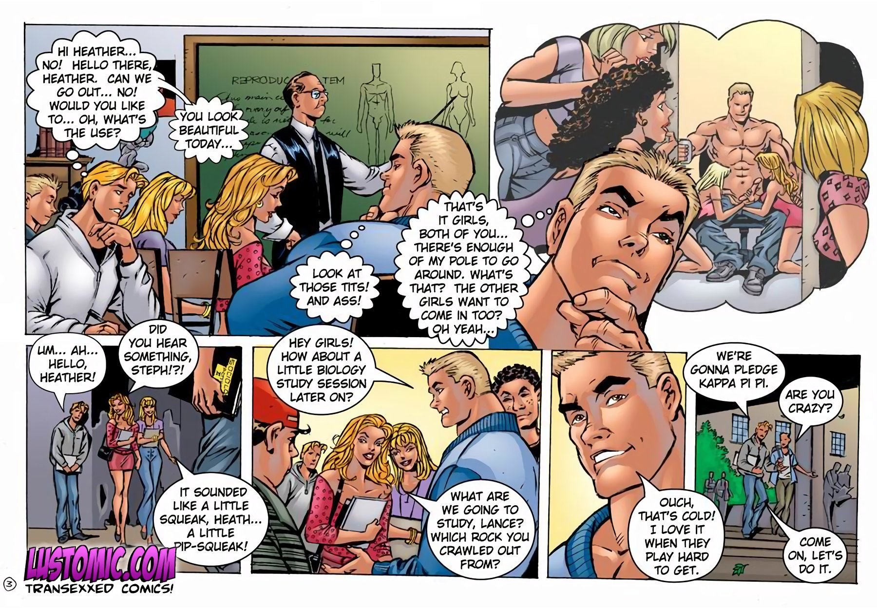 Sorority Sisters [Lustomic] 1 . Sorority Sisters  - Chapter 1 [Lustomic] – page 4