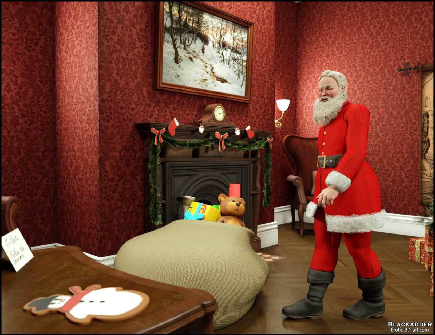 Santa Is Cumming – Vanessa [Blackadder] 1 . Santa Is Cumming - Chapter 1 [Blackadder] – page 3