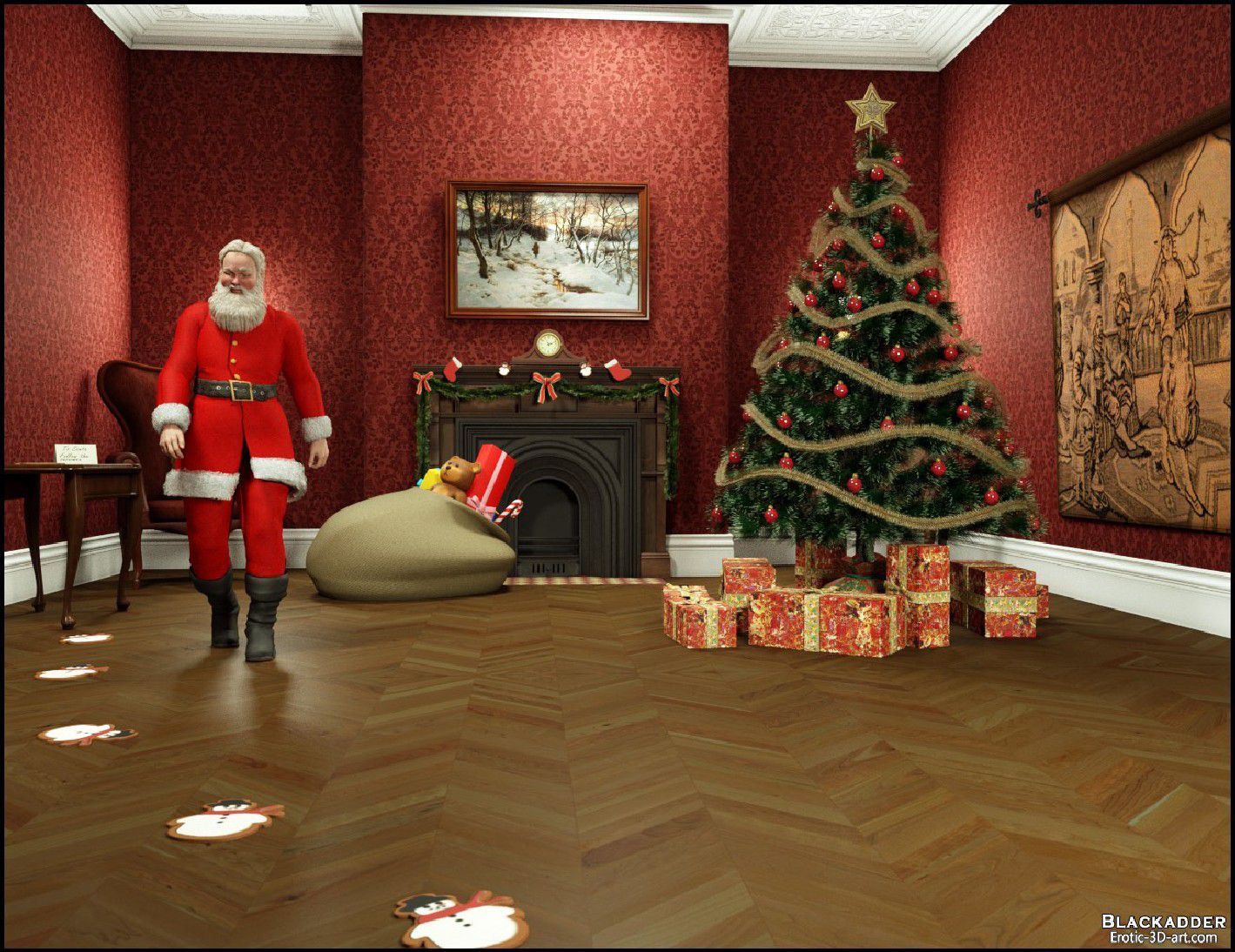 Santa Is Cumming – Vanessa [Blackadder] 1 . Santa Is Cumming - Chapter 1 [Blackadder] – page 5