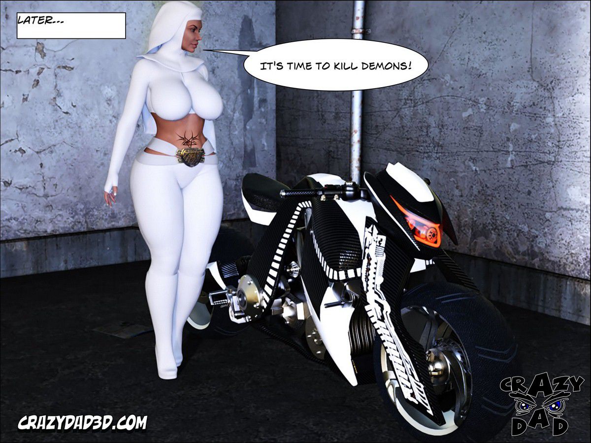 White Nun [CrazyDad3D] 1 . White Nun - The Shadow Of Evil [CrazyDad3D] – page 18