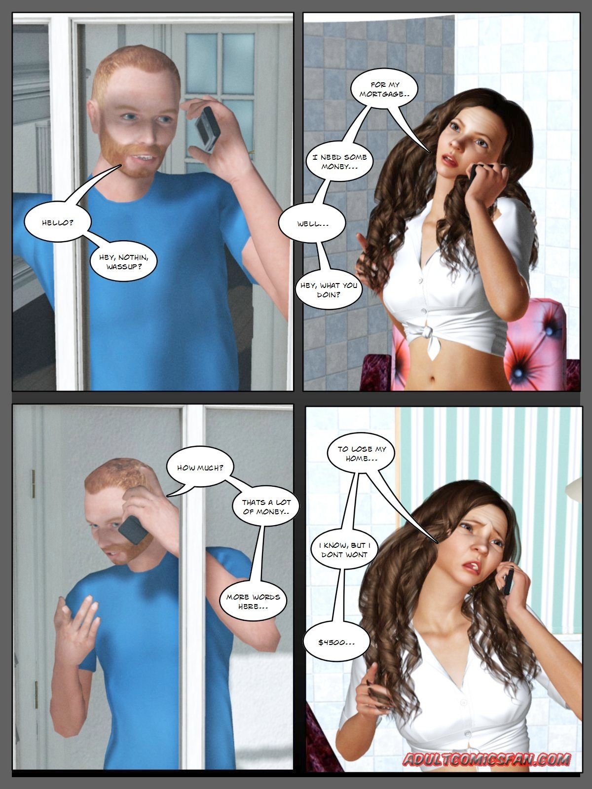 A Train To Pay Mortage [BlackonWhite3D] 1 . A Train To Pay Mortage  - Chapter 1 [BlackonWhite3D] – page 2