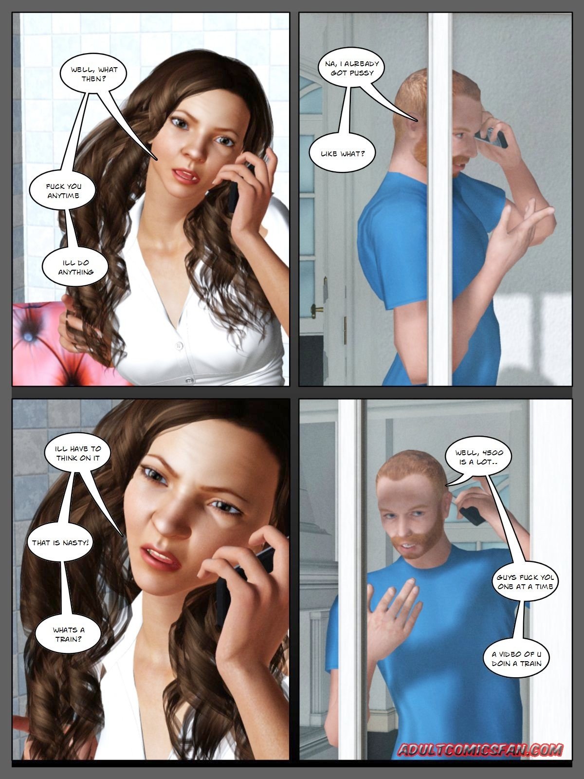 A Train To Pay Mortage [BlackonWhite3D] 1 . A Train To Pay Mortage  - Chapter 1 [BlackonWhite3D] – page 3