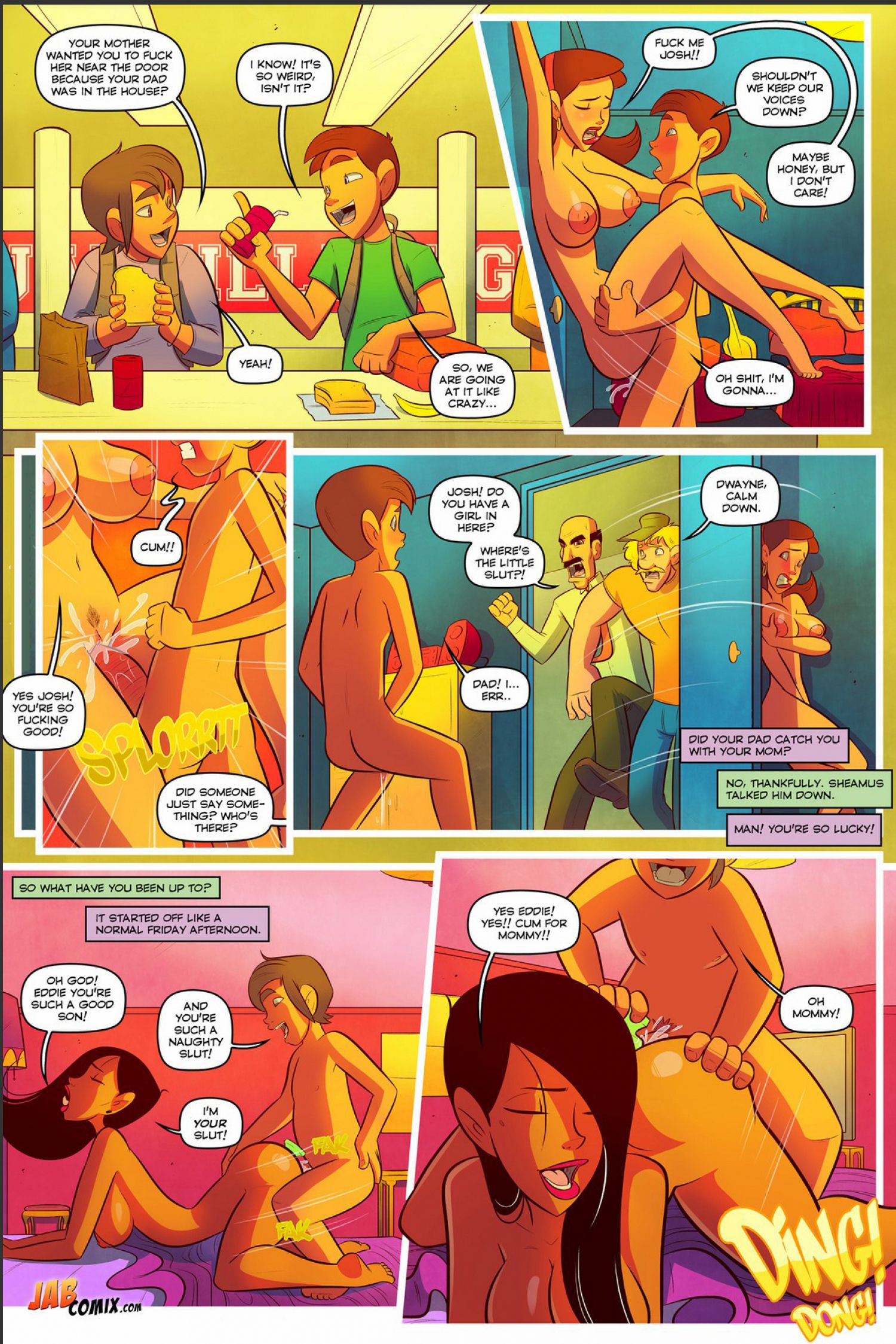 Keeping It Up With The Joneses [JABComix] 3 . Keeping It Up With The Joneses - Chapter 3 [JABComix] – page 4