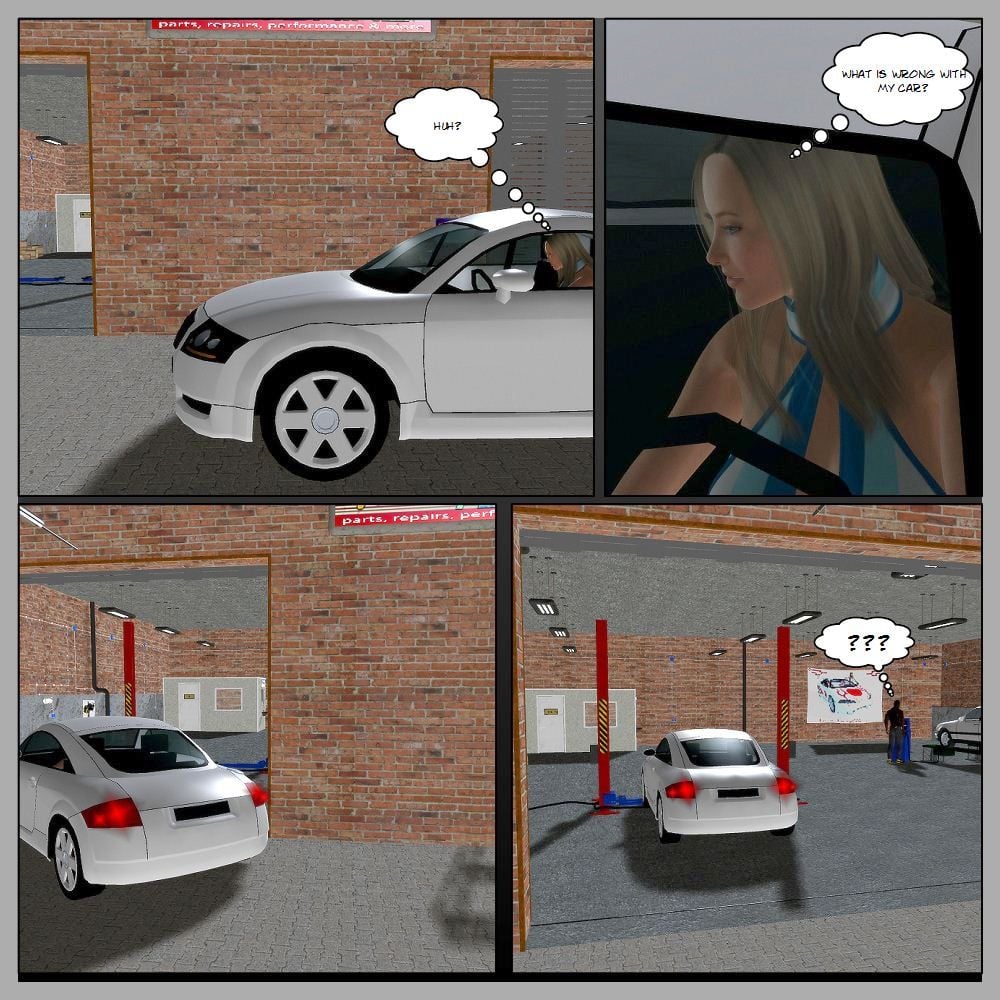 Car Service [BlackonWhite3D] 1 . Car Service - Chapter 1 [BlackonWhite3D] – page 2