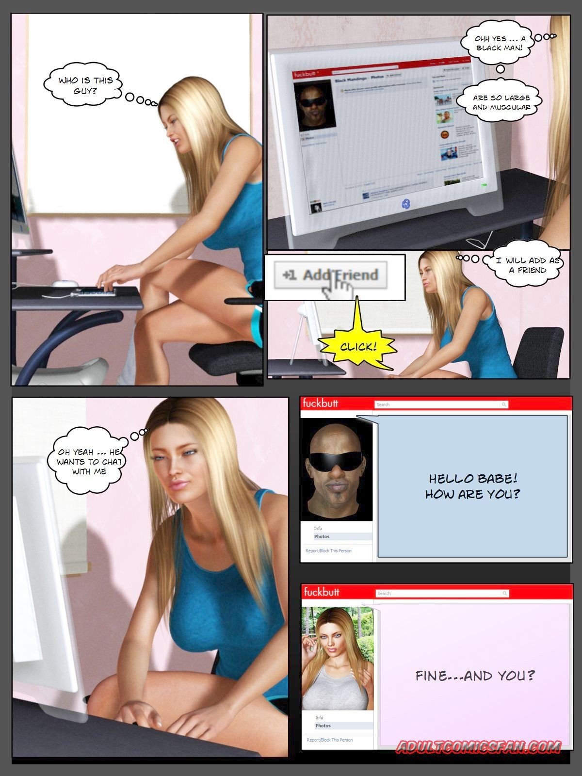 Forgot Your Pills [BlackonWhite3D] 1 . Forgot Your Pills  - Chapter 1 [BlackonWhite3D] – page 4