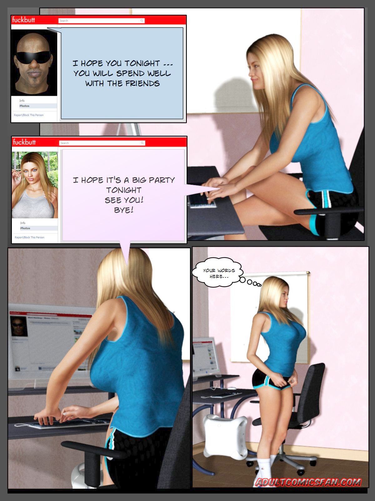 Forgot Your Pills [BlackonWhite3D] 1 . Forgot Your Pills  - Chapter 1 [BlackonWhite3D] – page 7