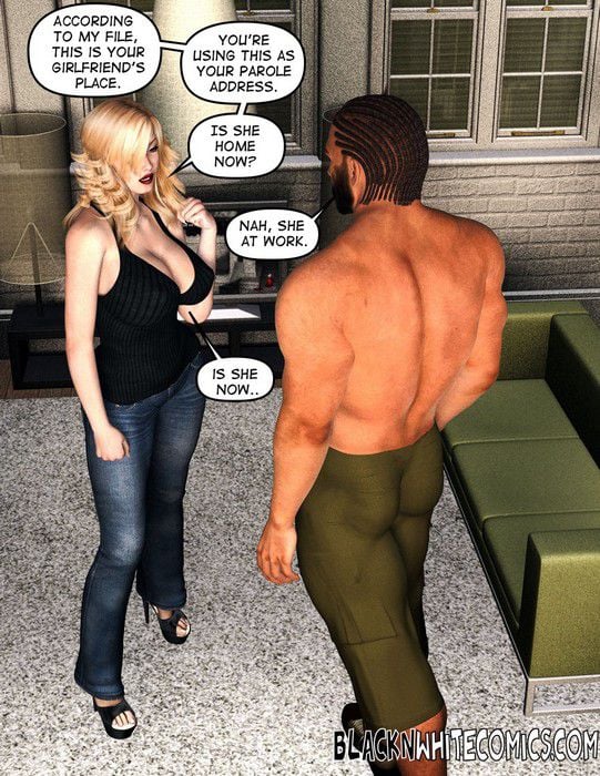 The Parole Officer [BlackonWhite3D] 1 . The Parole Officer - Chapter 1 [BlackonWhite3D] – page 41