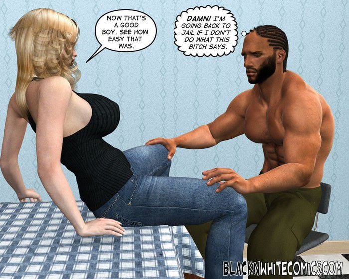 The Parole Officer [BlackonWhite3D] 1 . The Parole Officer - Chapter 1 [BlackonWhite3D] – page 45