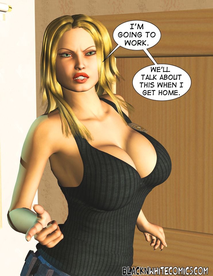 The Parole Officer [BlackonWhite3D] 1 . The Parole Officer - Chapter 1 [BlackonWhite3D] – page 7
