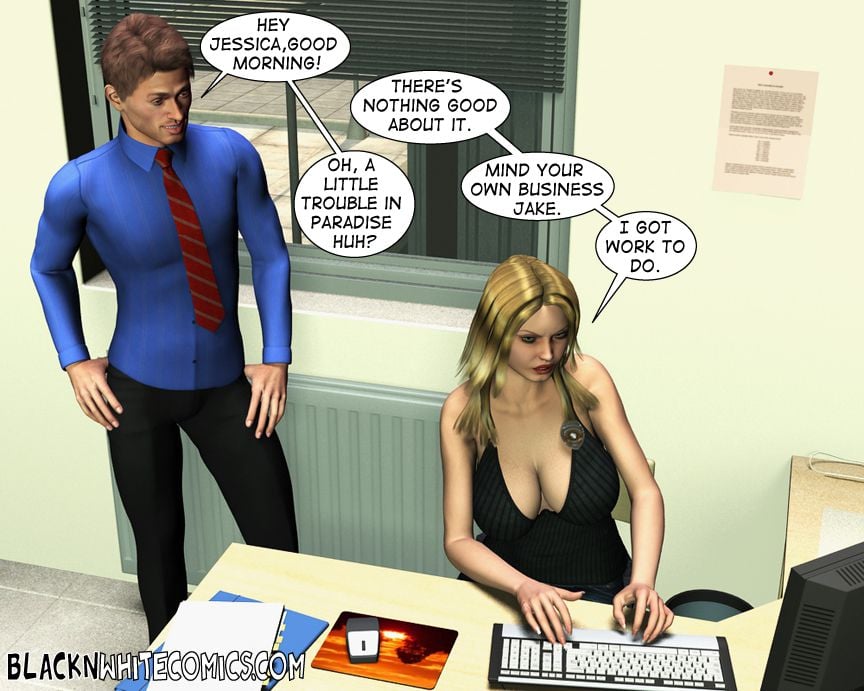 The Parole Officer [BlackonWhite3D] 1 . The Parole Officer - Chapter 1 [BlackonWhite3D] – page 8