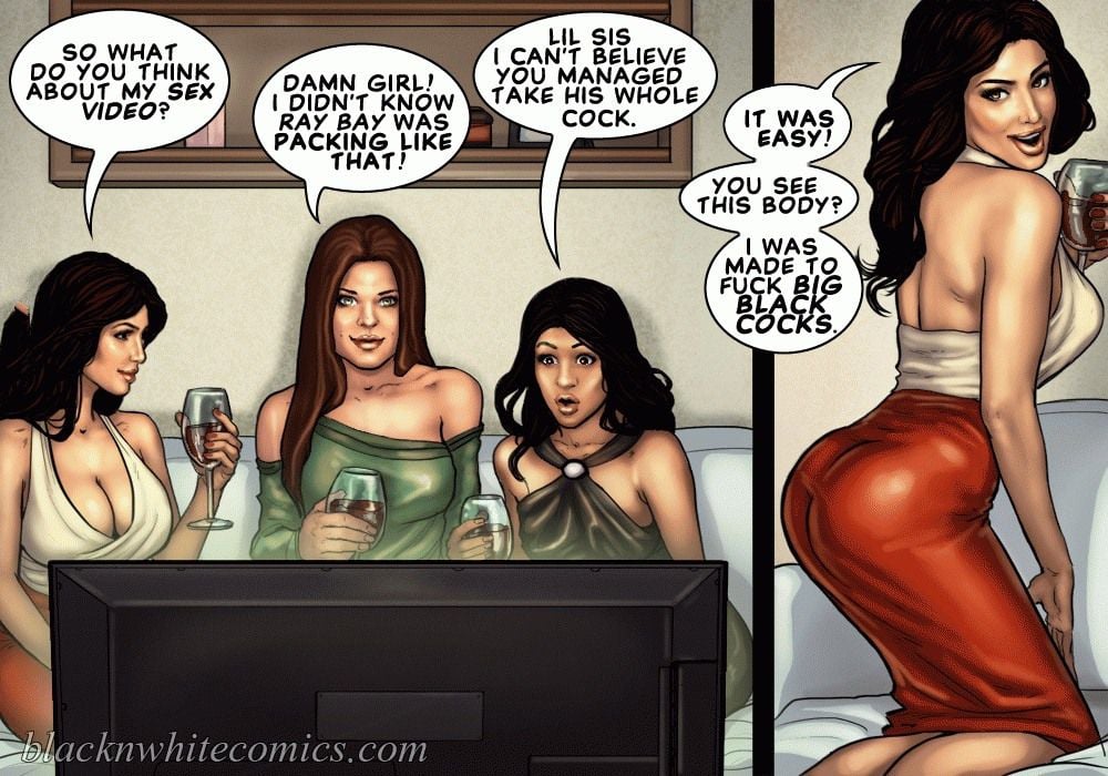 The Karassians (Keeping Up With The Kardashians) [BlackNWhiteComics] 1 . Keeping It Up For The Karassians  - Chapter 1 (Keeping Up With The Kardashians) [BlackNWhiteComics] – page 8