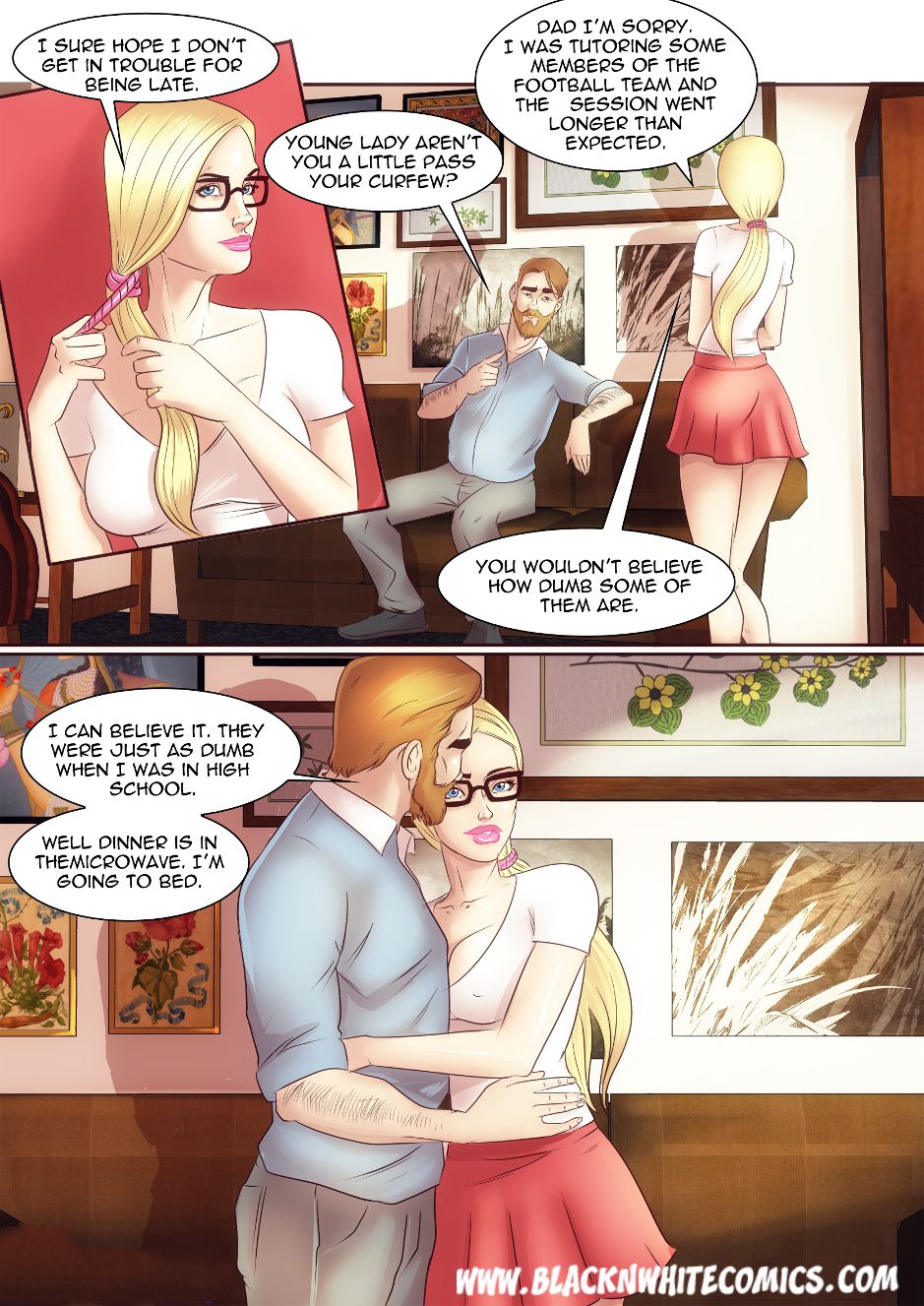 Neighborhood Whore [BlackNWhiteComics] 1 . Neighborhood Whore - Chapter 1 [BlackNWhiteComics] – page 34