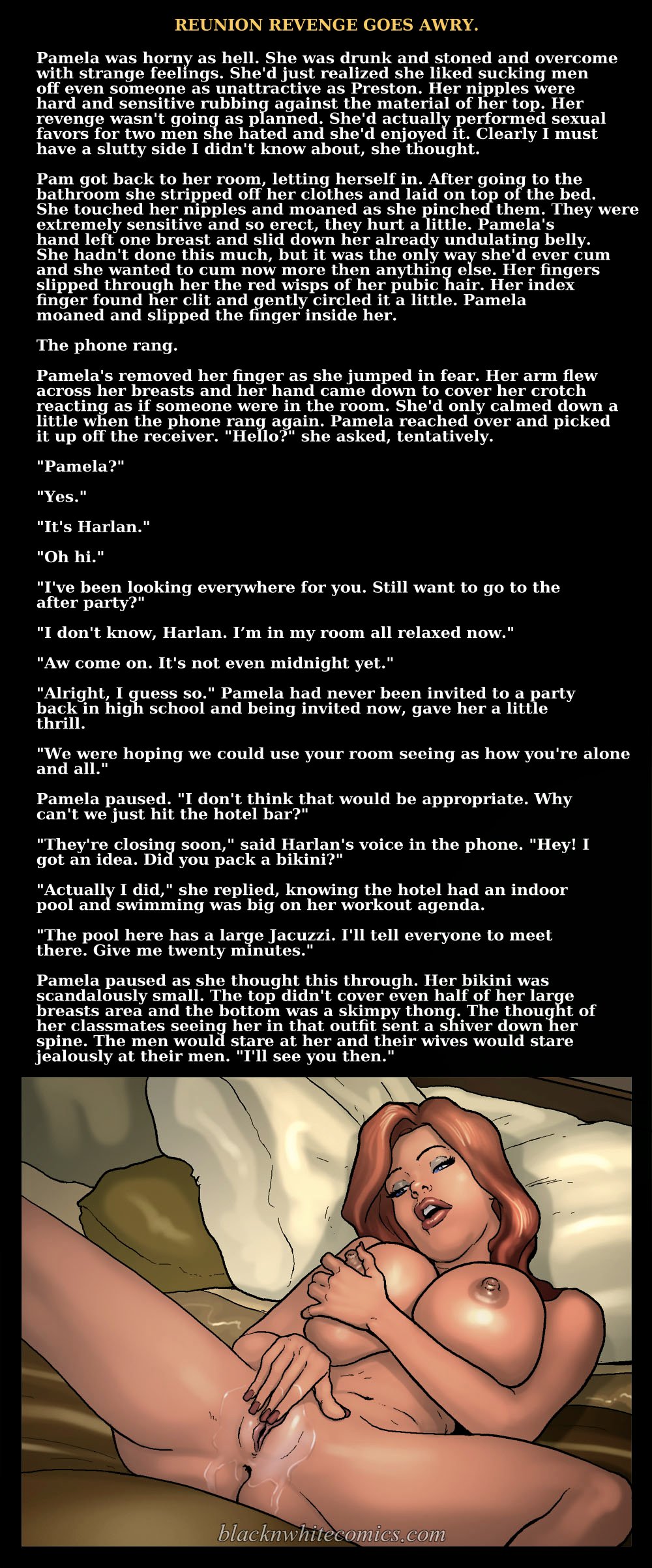 Reunion Revenge Goes Awry [BlackNWhiteComics] 1 . Reunion Revenge Goes Awry - Chapter 1 [BlackNWhiteComics] – page 23