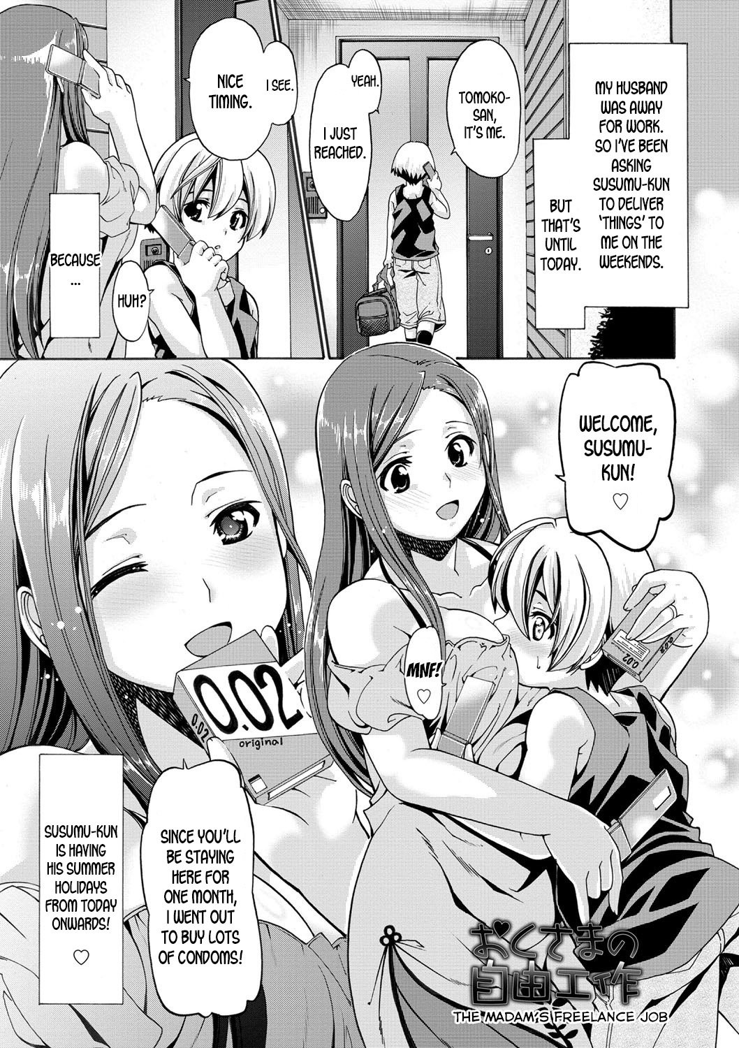 ONEgai SYOTAiken [Sabaneko] 2 . ONEgai SYOTAiken - The Madam's Freelance Job - Chapter 2 [Sabaneko] – page 1