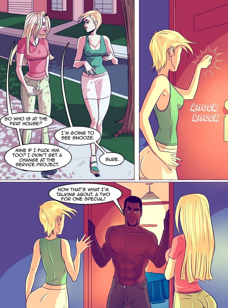School Daze [BlackNWhiteComics] 2 . School Daze  - Chapter 2 [BlackNWhiteComics] – page 4