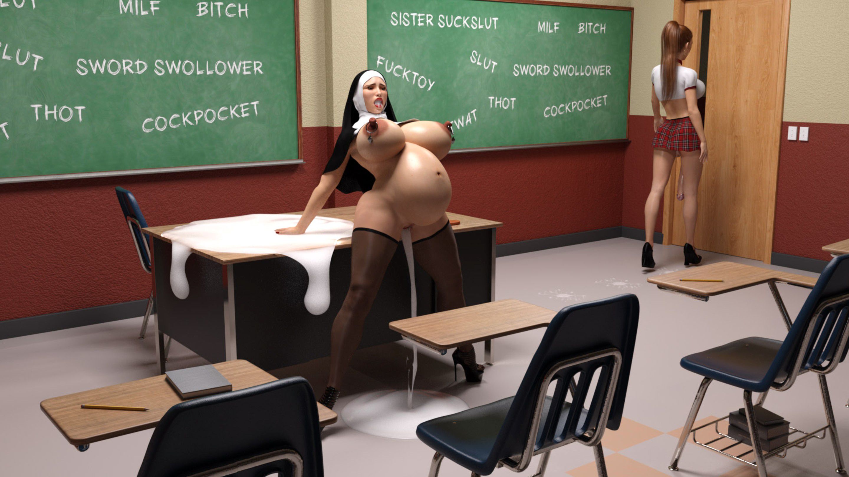 Nun And Schoolgirl [Serge3DX] 1 . Nun And Schoolgirl  - Chapter 1 [Serge3DX] – page 35