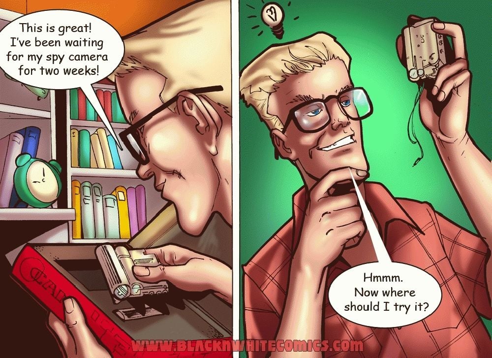Spy Camera Surprise [BlackNWhiteComics] 1 . Spy Camera Surprise - Chapter 1 [BlackNWhiteComics] – page 3