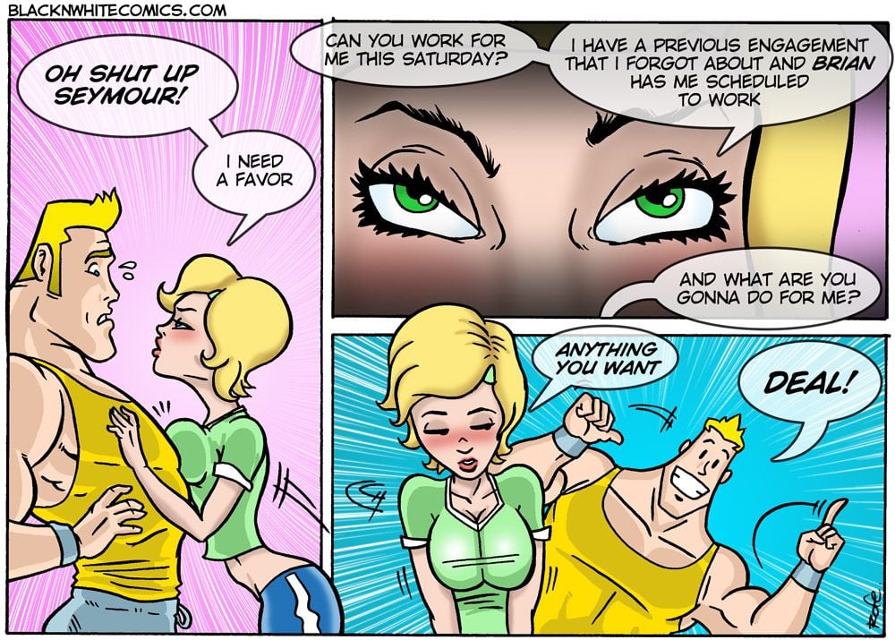 Xtreme Fitness [BlackNWhiteComics] 1 . Xtreme Fitness - Chapter 1 [BlackNWhiteComics] – page 10