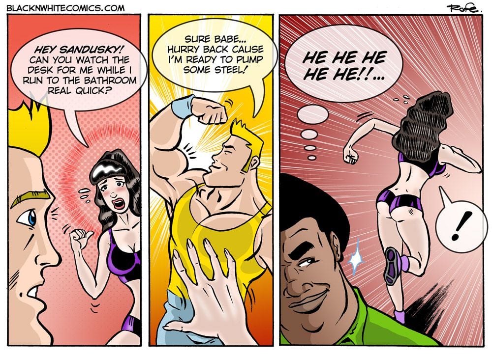 Xtreme Fitness [BlackNWhiteComics] 1 . Xtreme Fitness - Chapter 1 [BlackNWhiteComics] – page 12