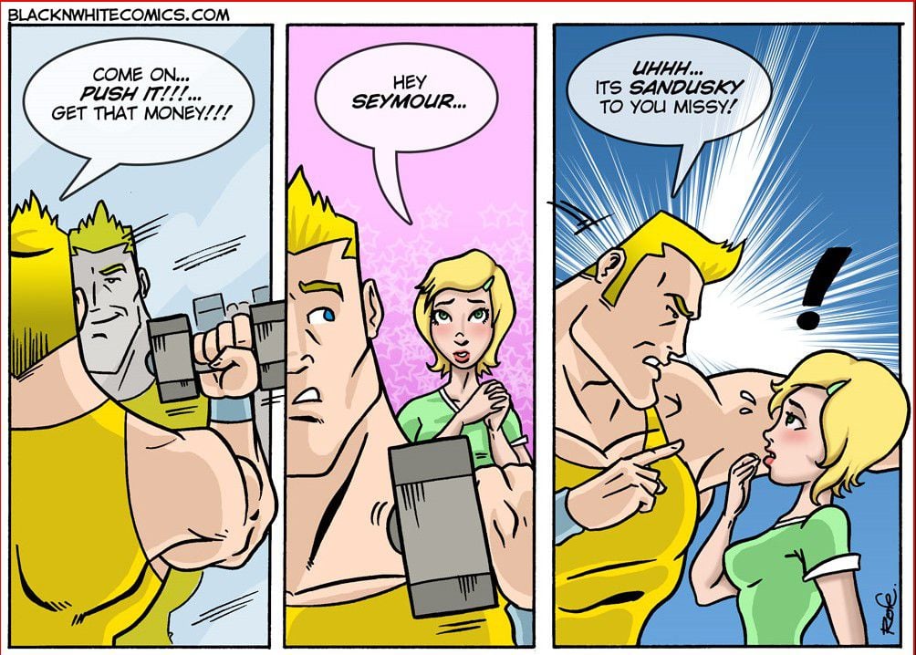 Xtreme Fitness [BlackNWhiteComics] 1 . Xtreme Fitness - Chapter 1 [BlackNWhiteComics] – page 9