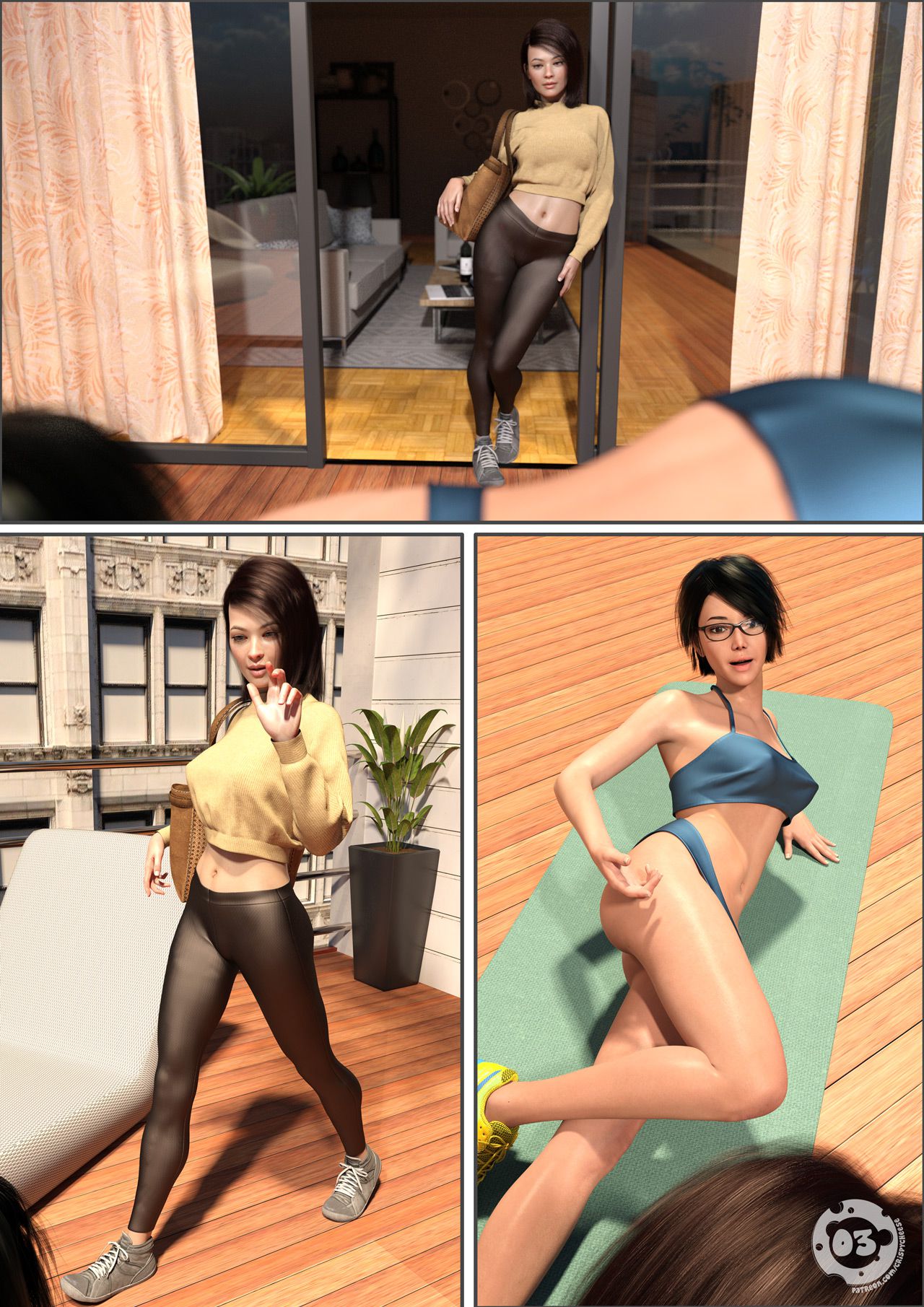 Morning Sexercise [Crispy Cheese] 1 . Morning Sexercise  - Chapter 1 [Crispy Cheese] – page 4