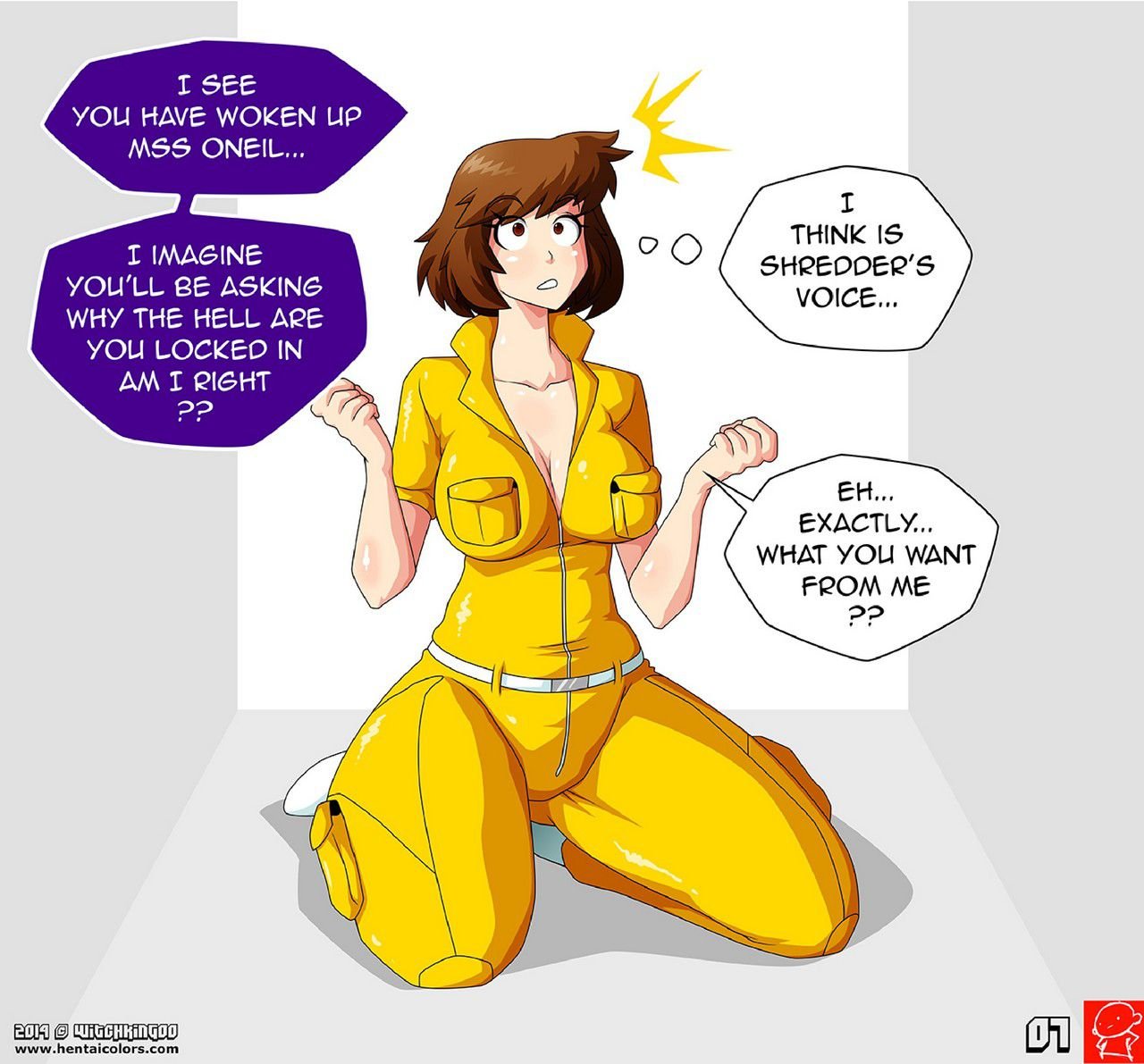 April O’Neil (Teenage Mutant Ninja Turtles) [WitchKing00] 1 . April O'Neil - Save The Turtles - Chapter 1 (Teenage Mutant Ninja Turtles) [WitchKing00] – page 8